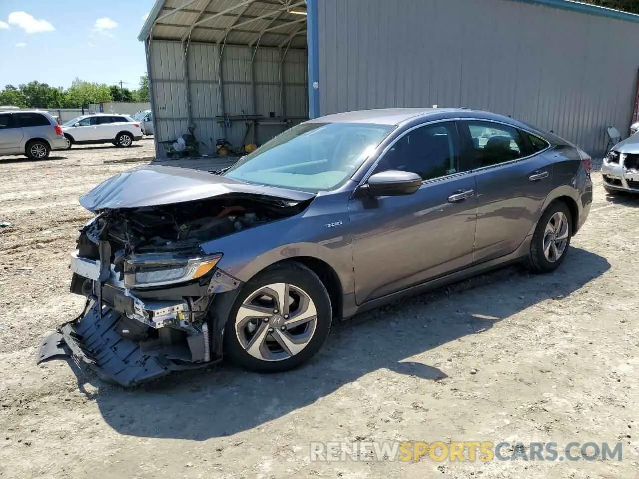1 Фотография поврежденного автомобиля 19XZE4F59LE012095 HONDA INSIGHT 2020
