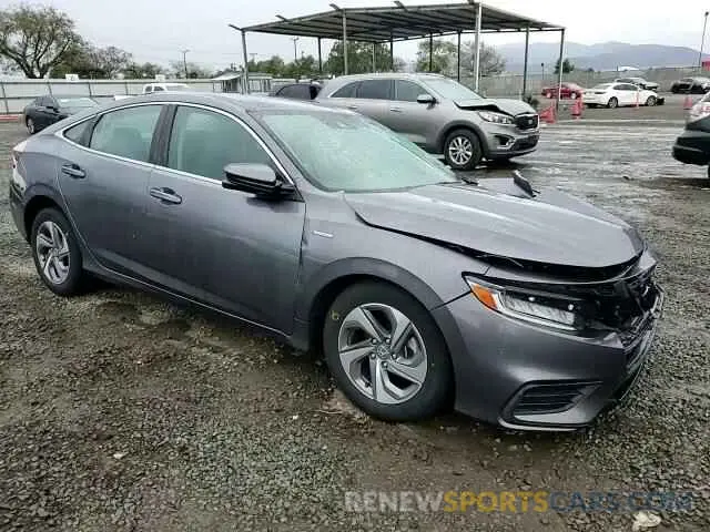11 Фотография поврежденного автомобиля 19XZE4F5XLE002403 HONDA INSIGHT 2020