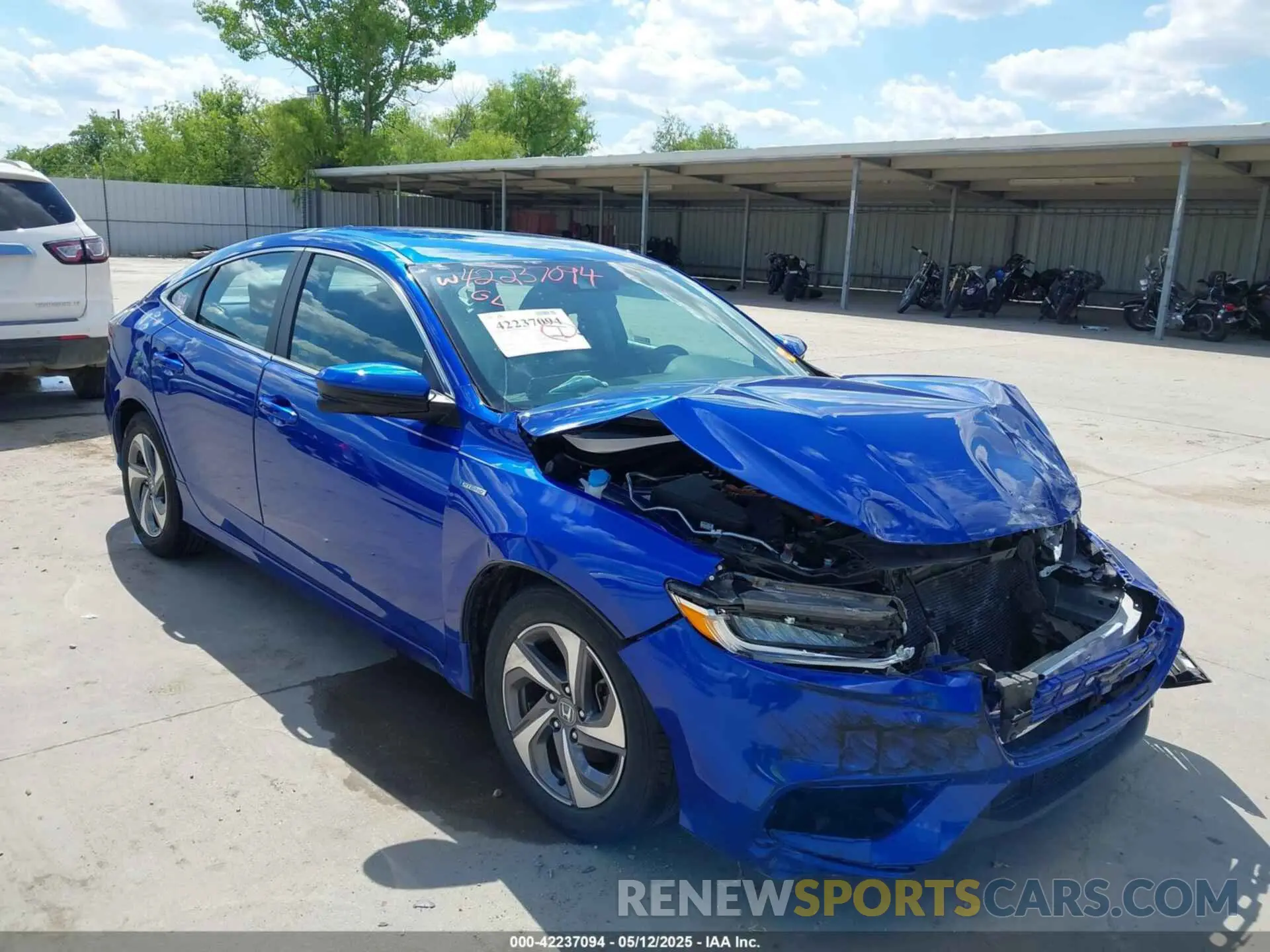 1 Фотография поврежденного автомобиля 19XZE4F5XLE007617 HONDA INSIGHT 2020