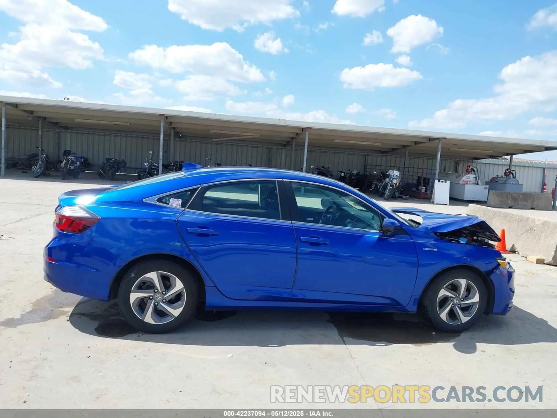14 Фотография поврежденного автомобиля 19XZE4F5XLE007617 HONDA INSIGHT 2020