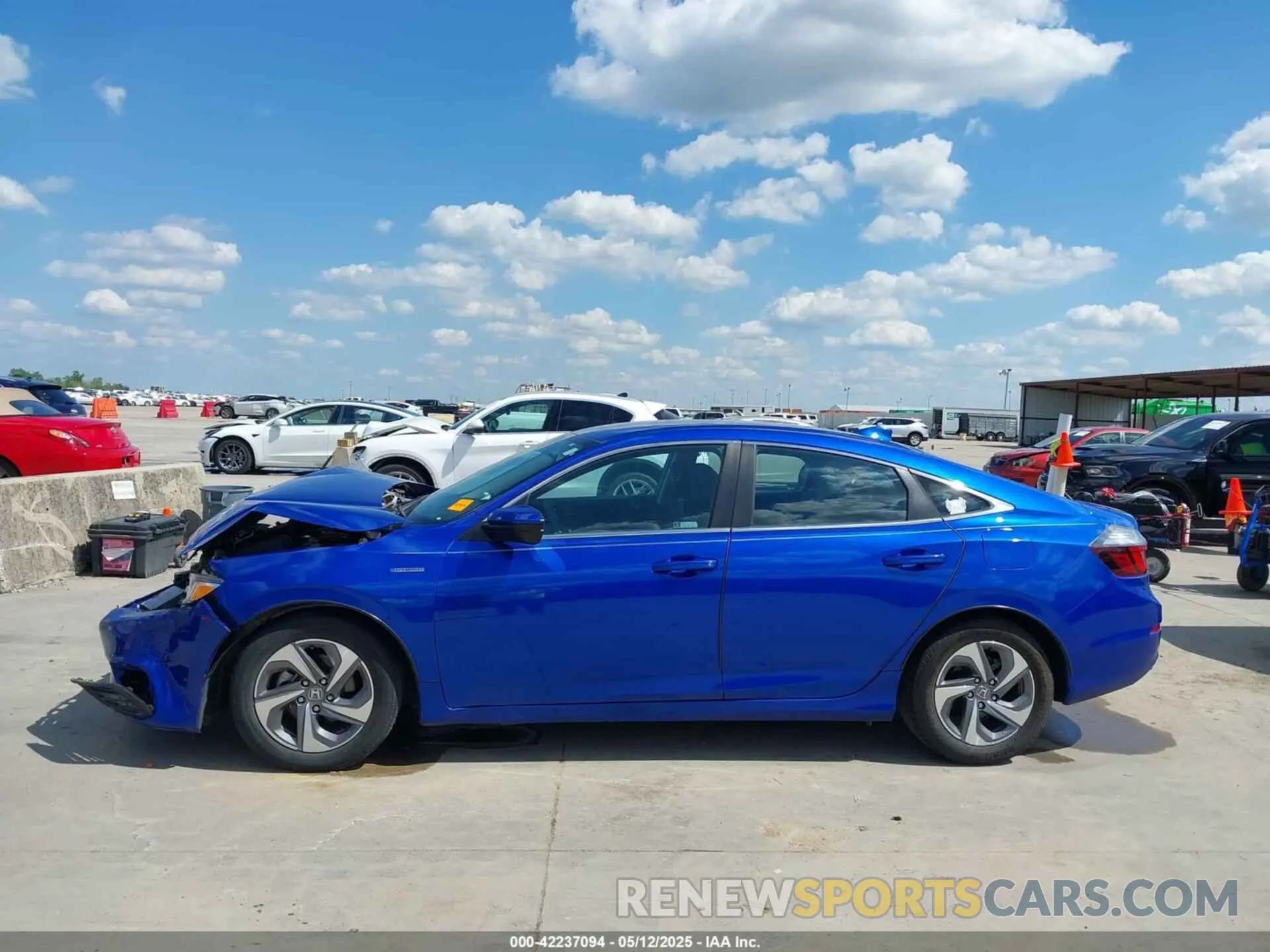 15 Фотография поврежденного автомобиля 19XZE4F5XLE007617 HONDA INSIGHT 2020
