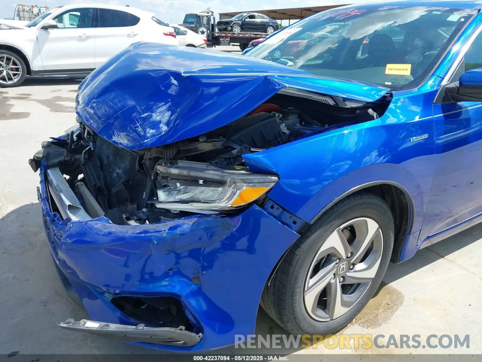 6 Фотография поврежденного автомобиля 19XZE4F5XLE007617 HONDA INSIGHT 2020