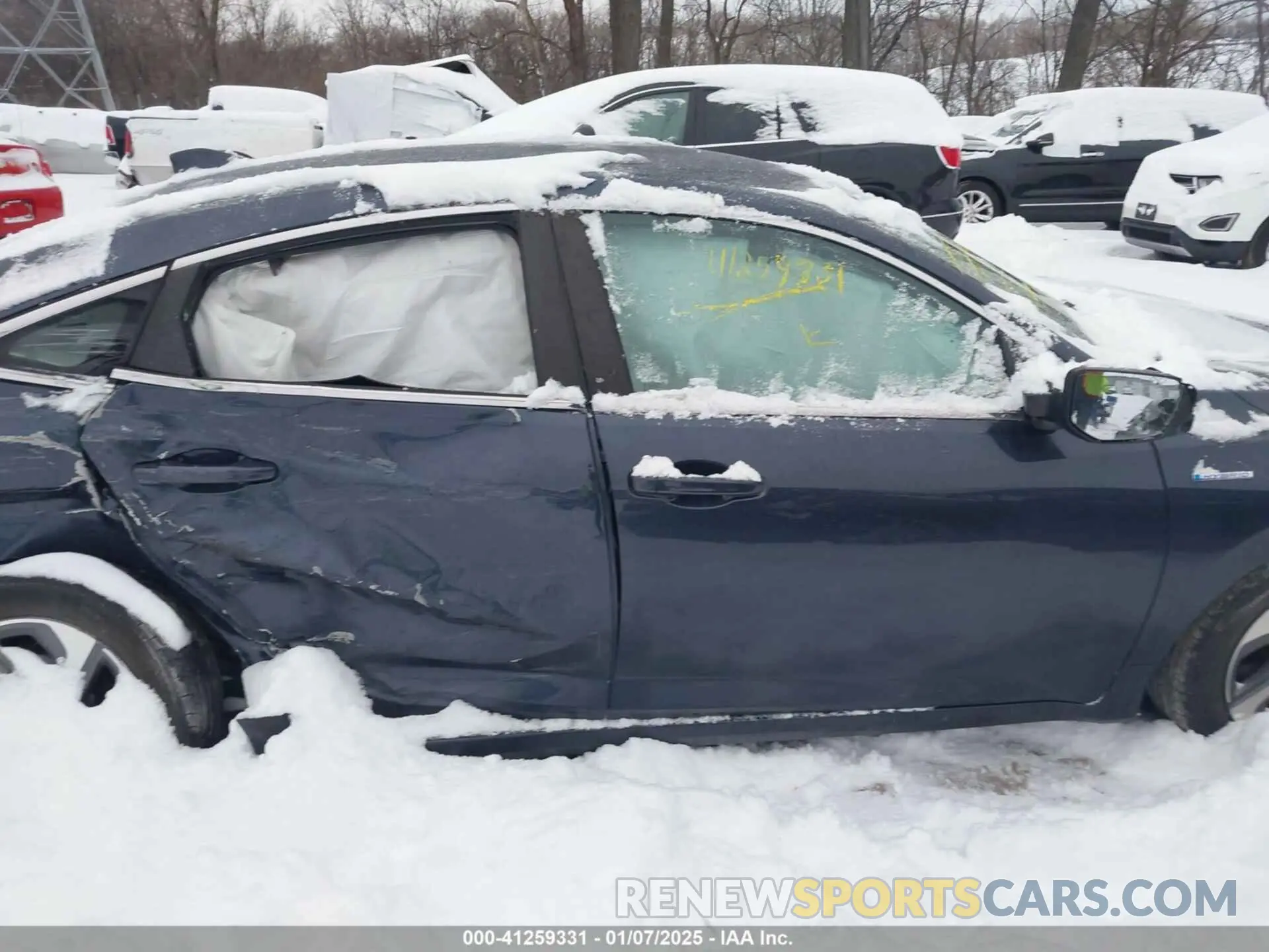 13 Фотография поврежденного автомобиля 19XZE4F5XLE008024 HONDA INSIGHT 2020