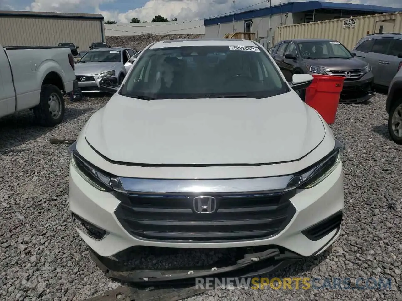 5 Photograph of a damaged car 19XZE4F90LE000985 HONDA INSIGHT 2020