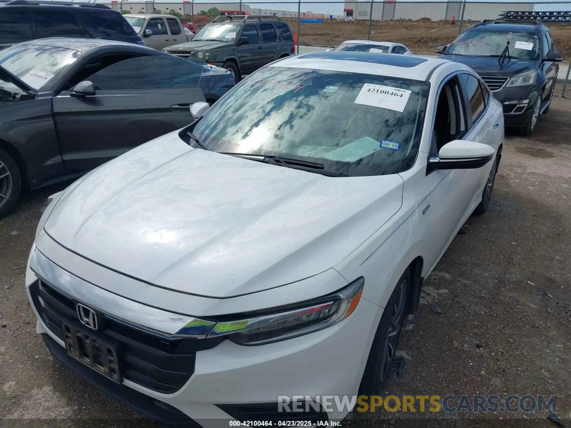 6 Фотография поврежденного автомобиля 19XZE4F93LE009017 HONDA INSIGHT 2020