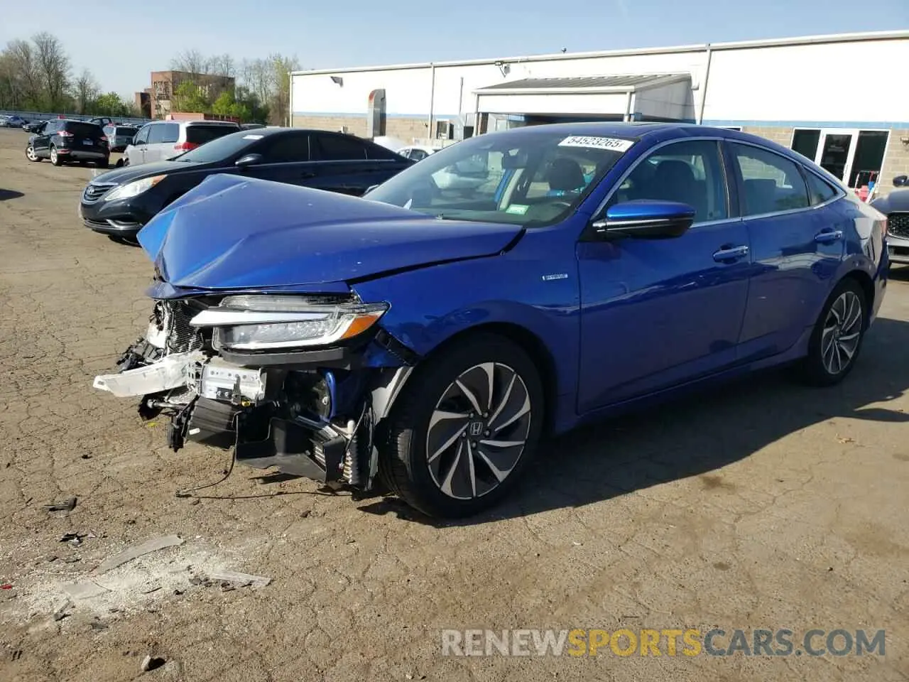 1 Photograph of a damaged car 19XZE4F98LE010566 HONDA INSIGHT 2020