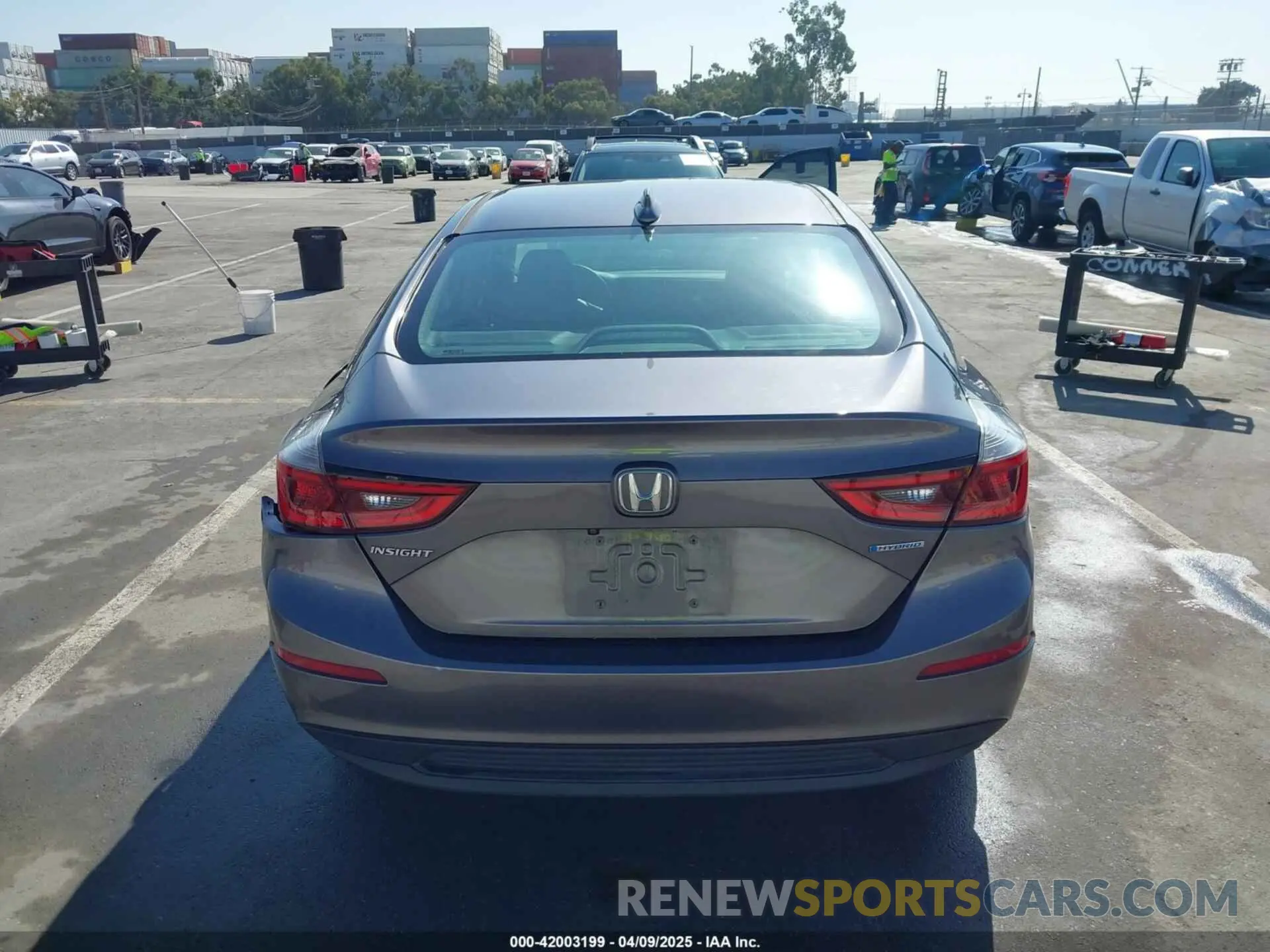 16 Фотография поврежденного автомобиля 19XZE4F50ME011659 HONDA INSIGHT 2021