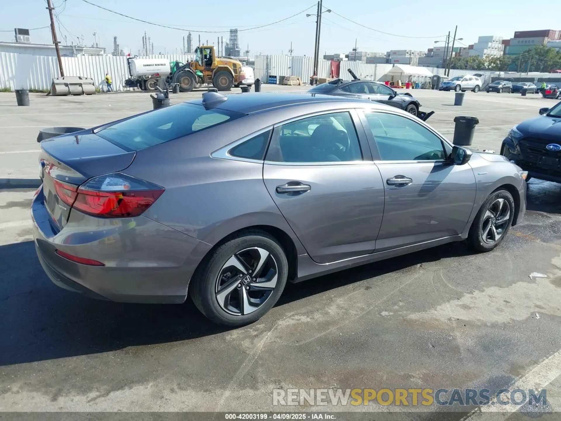 4 Фотография поврежденного автомобиля 19XZE4F50ME011659 HONDA INSIGHT 2021