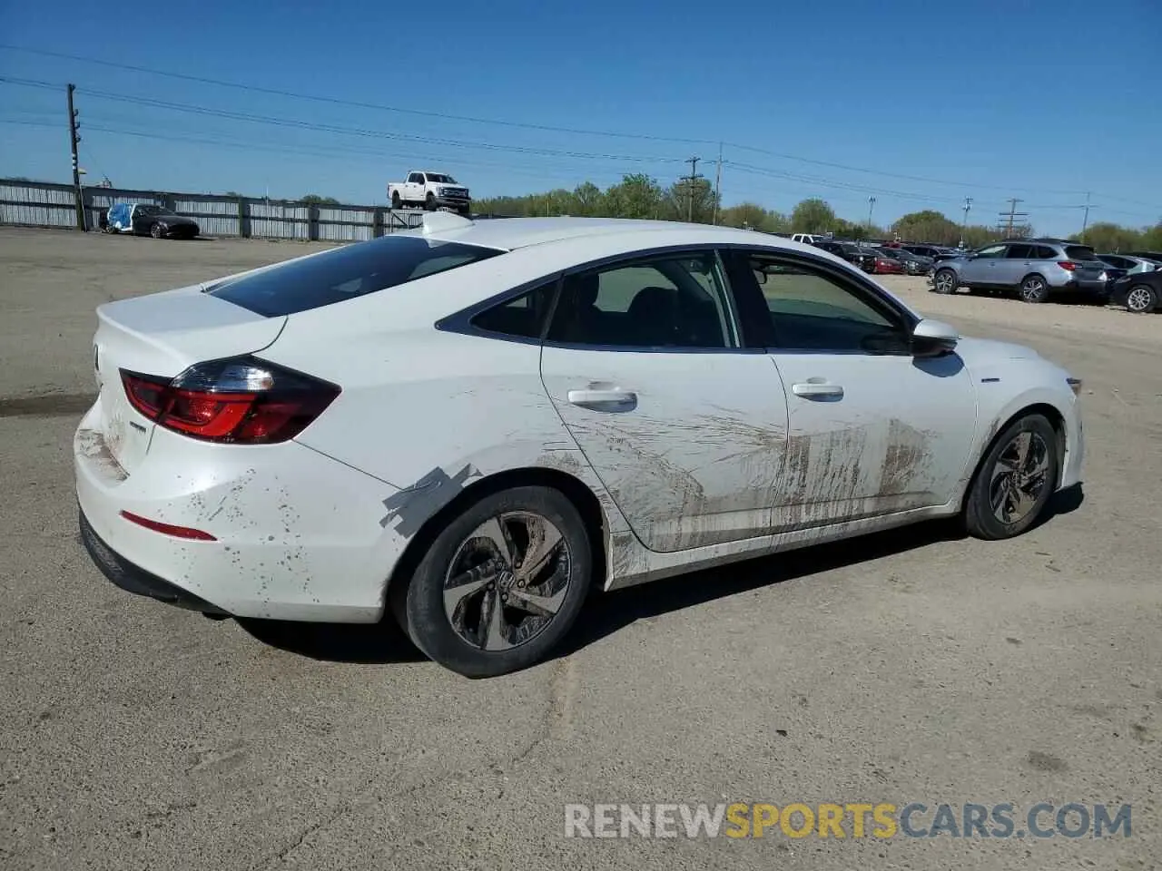 3 Photograph of a damaged car 19XZE4F53ME005256 HONDA INSIGHT 2021