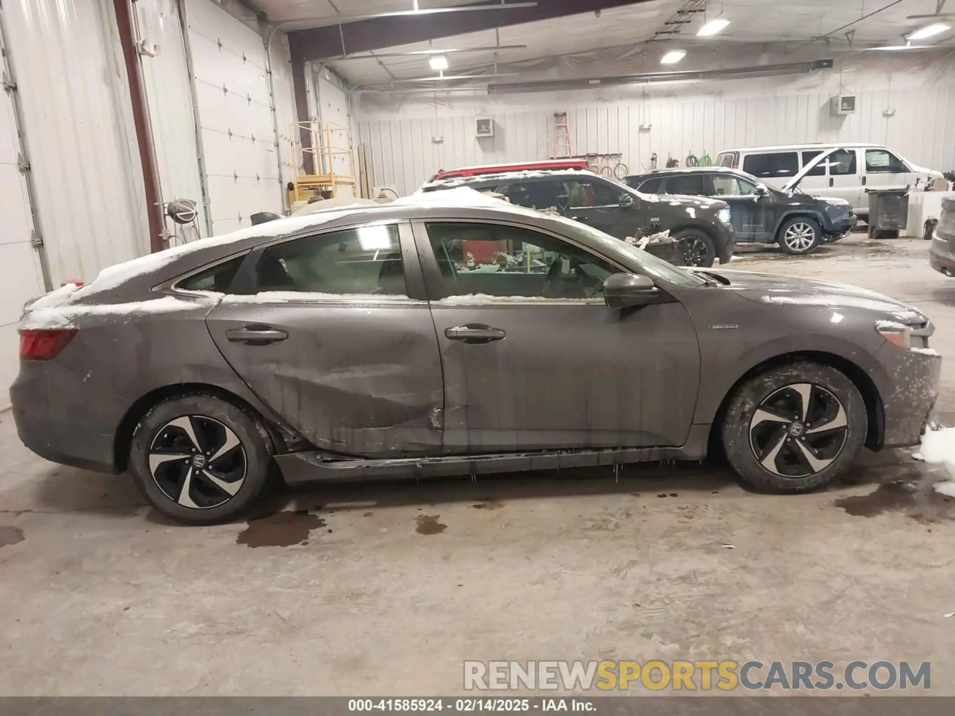 14 Фотография поврежденного автомобиля 19XZE4F53ME007878 HONDA INSIGHT 2021