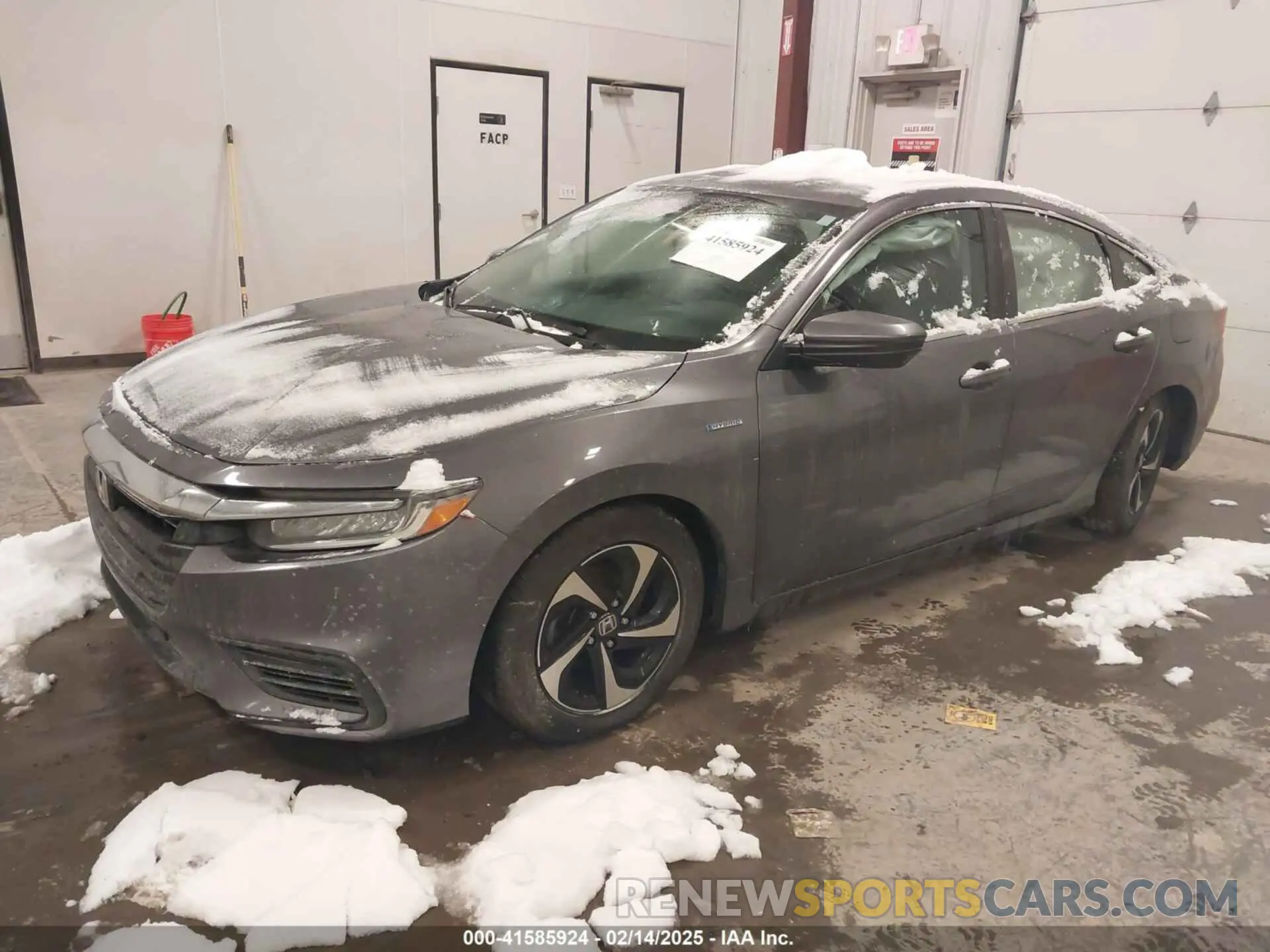 2 Фотография поврежденного автомобиля 19XZE4F53ME007878 HONDA INSIGHT 2021