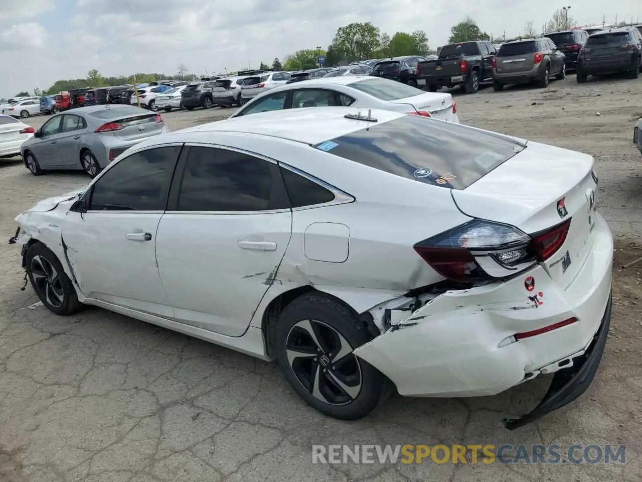 2 Photograph of a damaged car 19XZE4F54ME003936 HONDA INSIGHT 2021