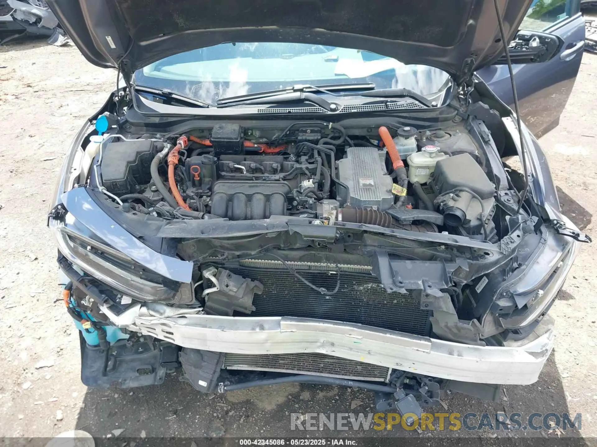 10 Photograph of a damaged car 19XZE4F55ME005131 HONDA INSIGHT 2021