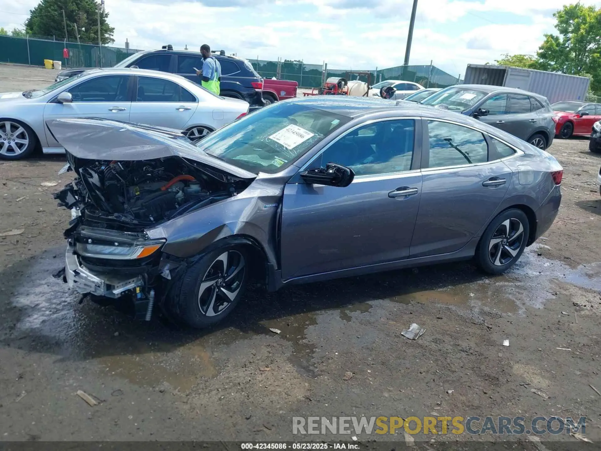 14 Photograph of a damaged car 19XZE4F55ME005131 HONDA INSIGHT 2021