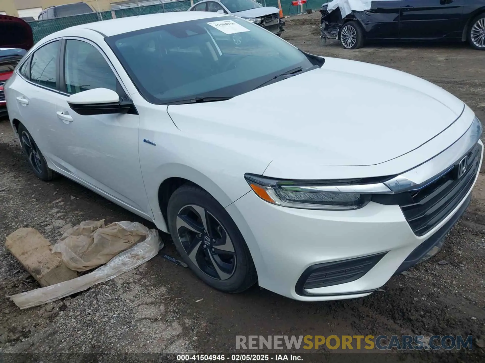 1 Photograph of a damaged car 19XZE4F55ME007106 HONDA INSIGHT 2021