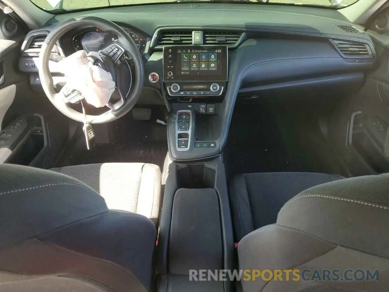8 Фотография поврежденного автомобиля 19XZE4F55ME007350 HONDA INSIGHT 2021