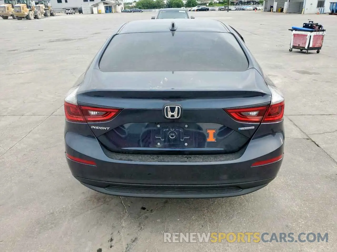 6 Фотография поврежденного автомобиля 19XZE4F56ME005784 HONDA INSIGHT 2021