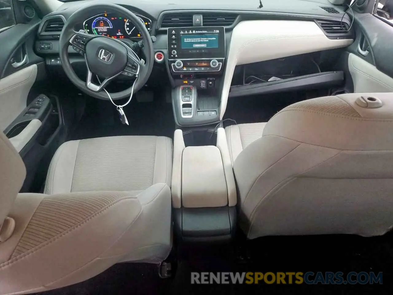 8 Фотография поврежденного автомобиля 19XZE4F56ME005784 HONDA INSIGHT 2021