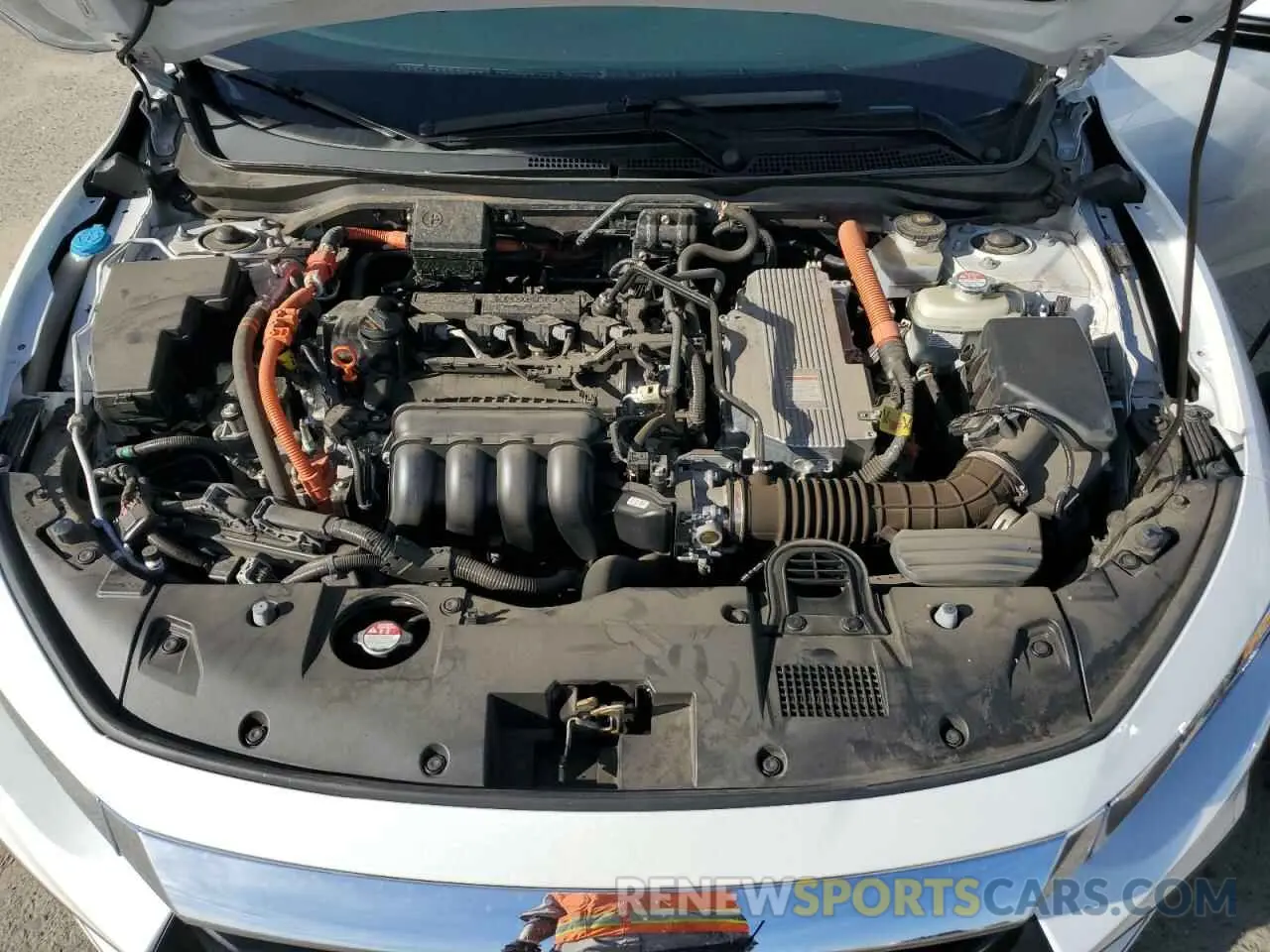 11 Фотография поврежденного автомобиля 19XZE4F56ME009835 HONDA INSIGHT 2021