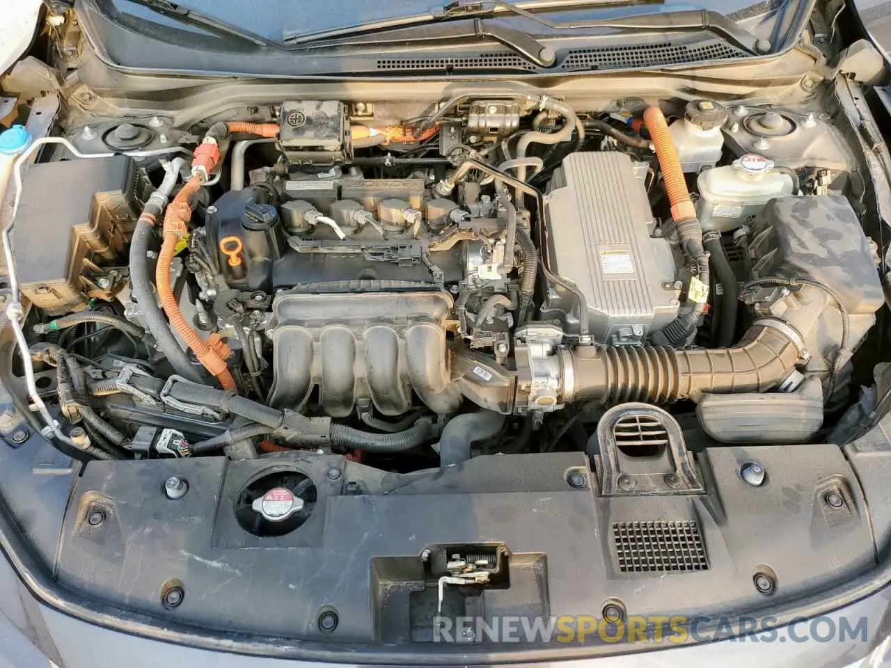 11 Фотография поврежденного автомобиля 19XZE4F58ME003664 HONDA INSIGHT 2021