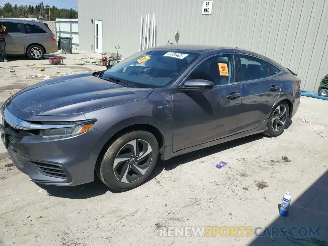 1 Фотография поврежденного автомобиля 19XZE4F58ME010789 HONDA INSIGHT 2021