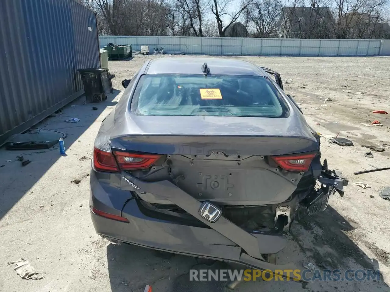 6 Фотография поврежденного автомобиля 19XZE4F58ME010789 HONDA INSIGHT 2021