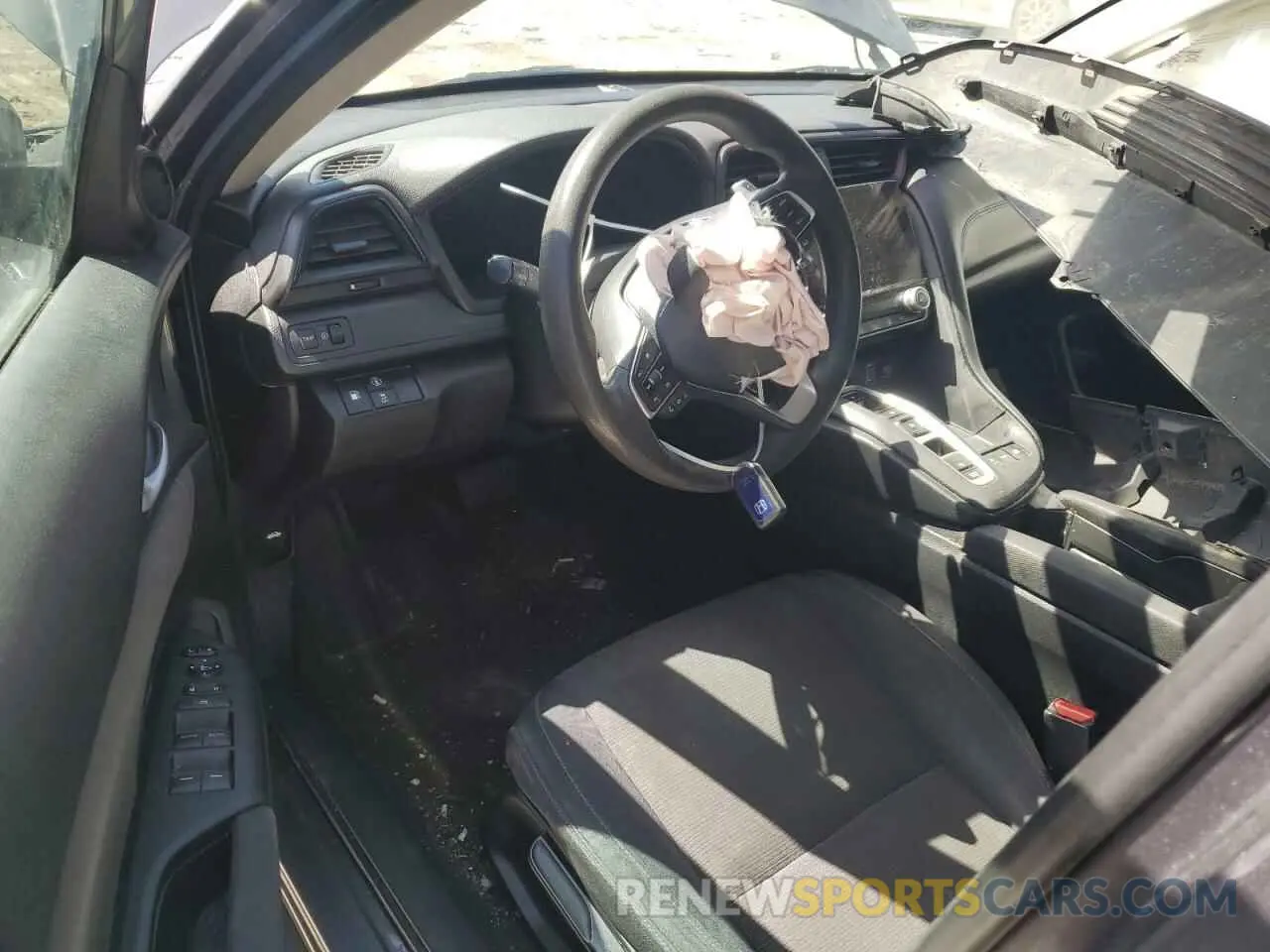 8 Фотография поврежденного автомобиля 19XZE4F58ME010789 HONDA INSIGHT 2021