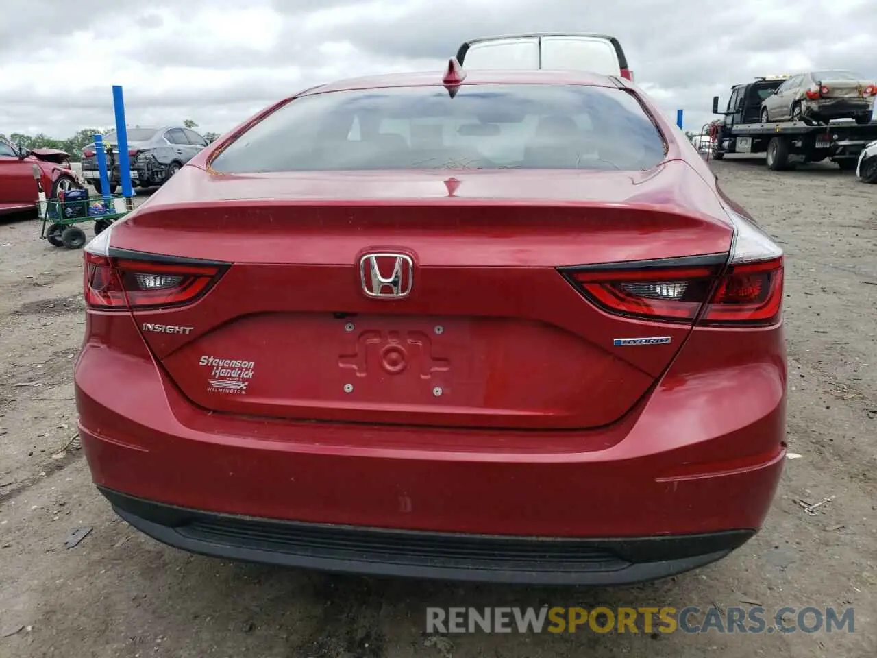 6 Photograph of a damaged car 19XZE4F59ME000854 HONDA INSIGHT 2021