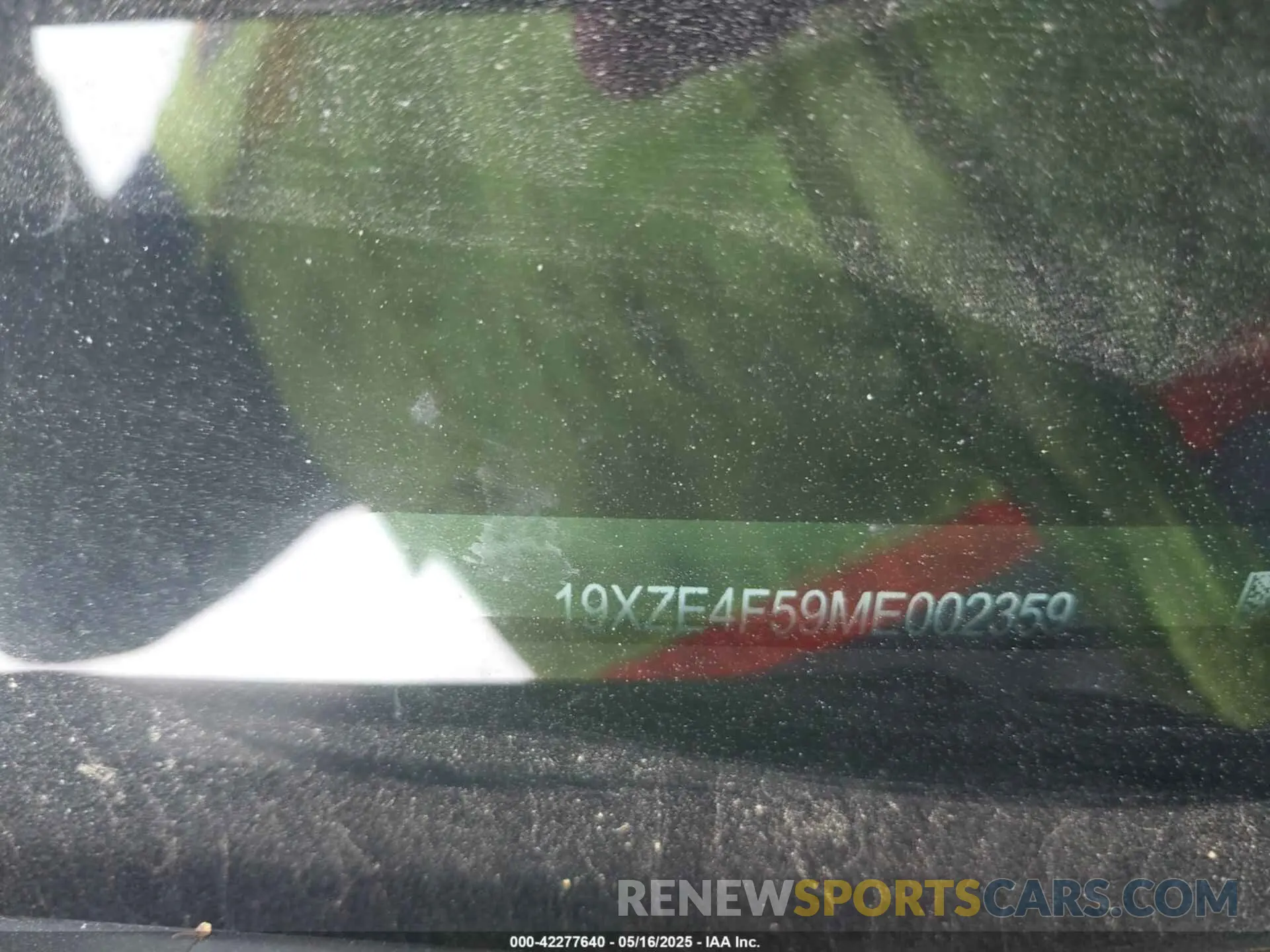 9 Фотография поврежденного автомобиля 19XZE4F59ME002359 HONDA INSIGHT 2021