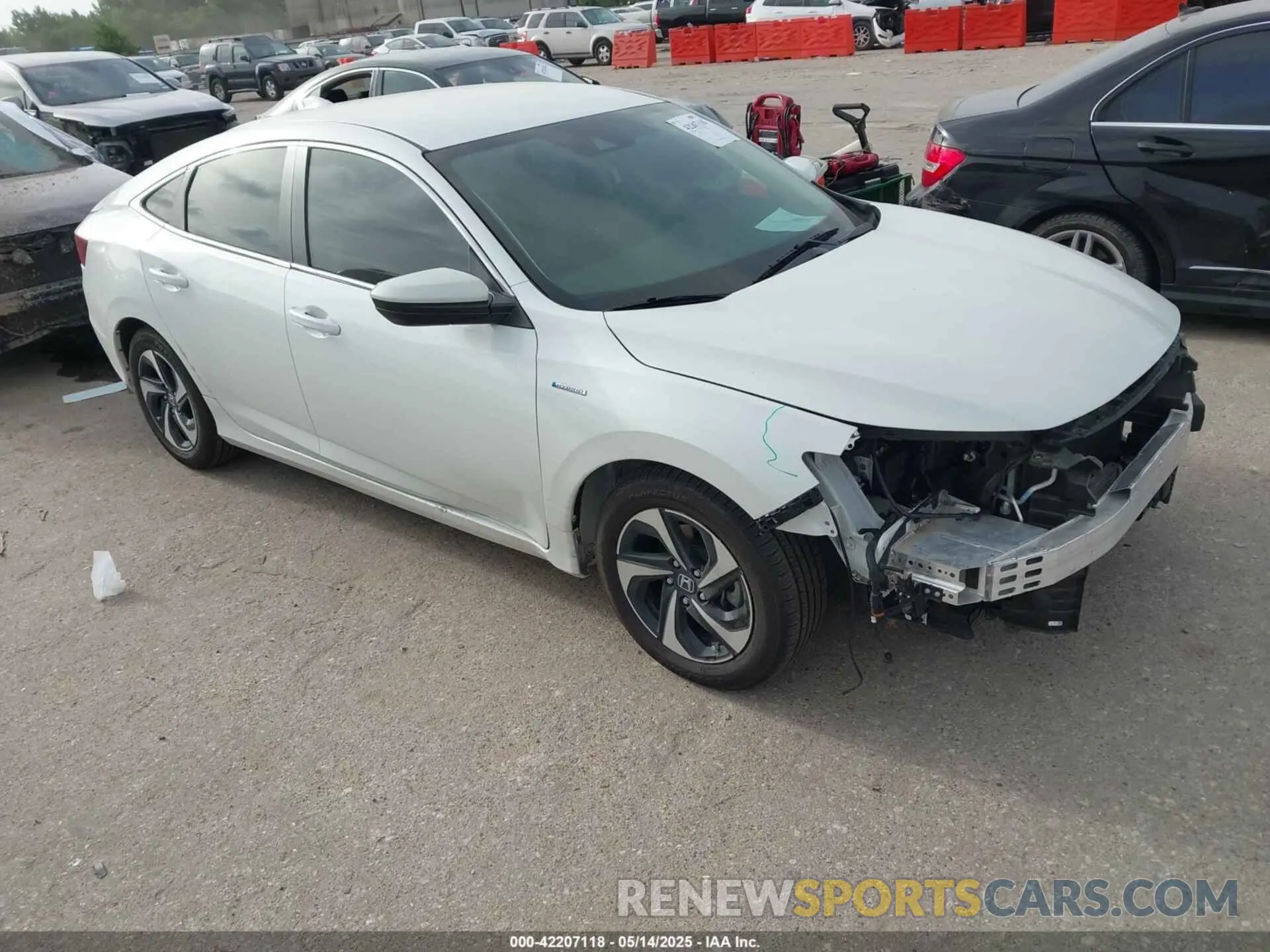 1 Фотография поврежденного автомобиля 19XZE4F5XME001415 HONDA INSIGHT 2021