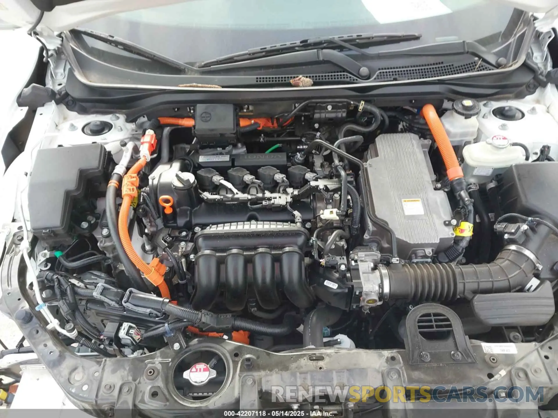 10 Фотография поврежденного автомобиля 19XZE4F5XME001415 HONDA INSIGHT 2021