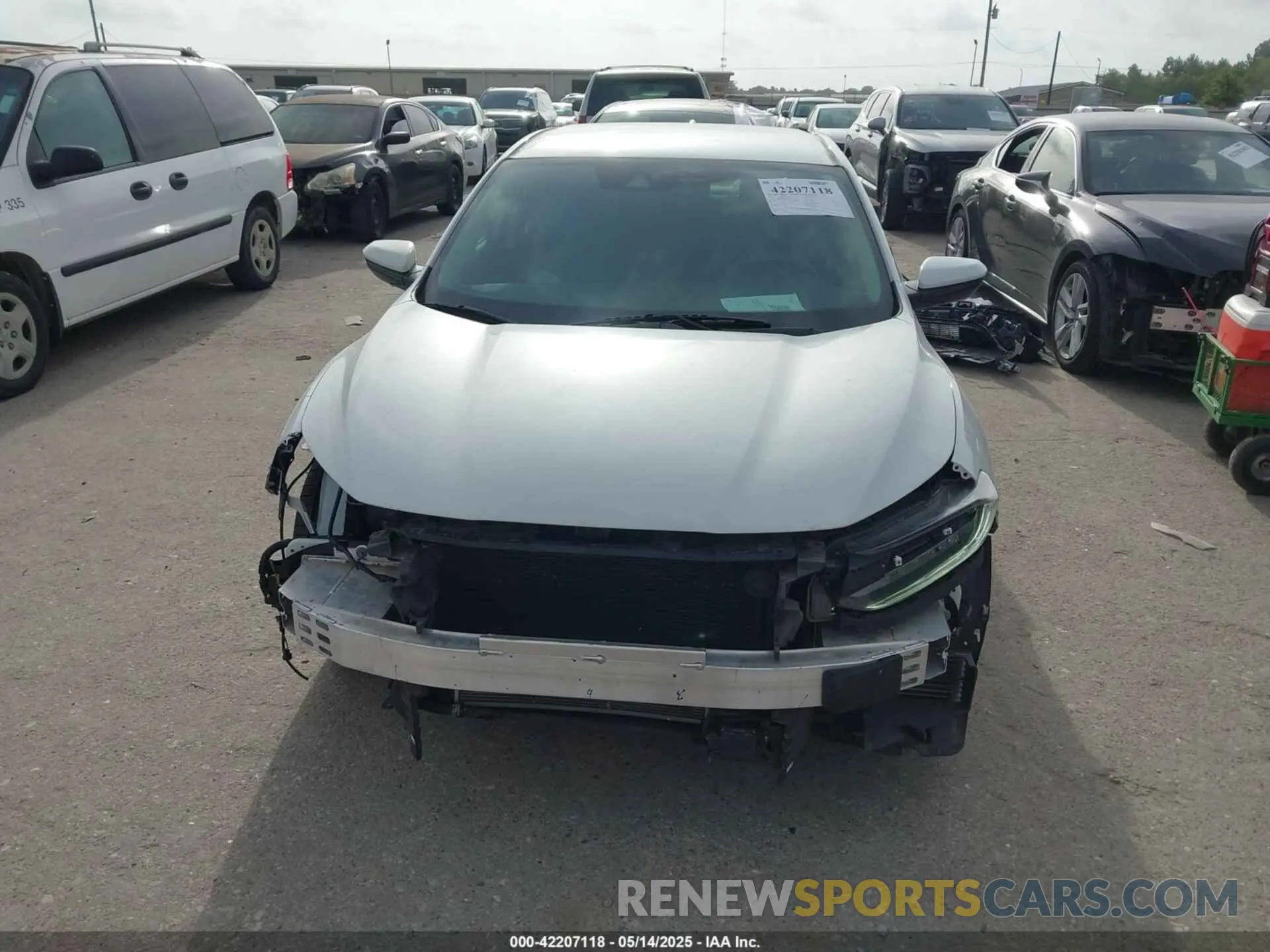 13 Фотография поврежденного автомобиля 19XZE4F5XME001415 HONDA INSIGHT 2021