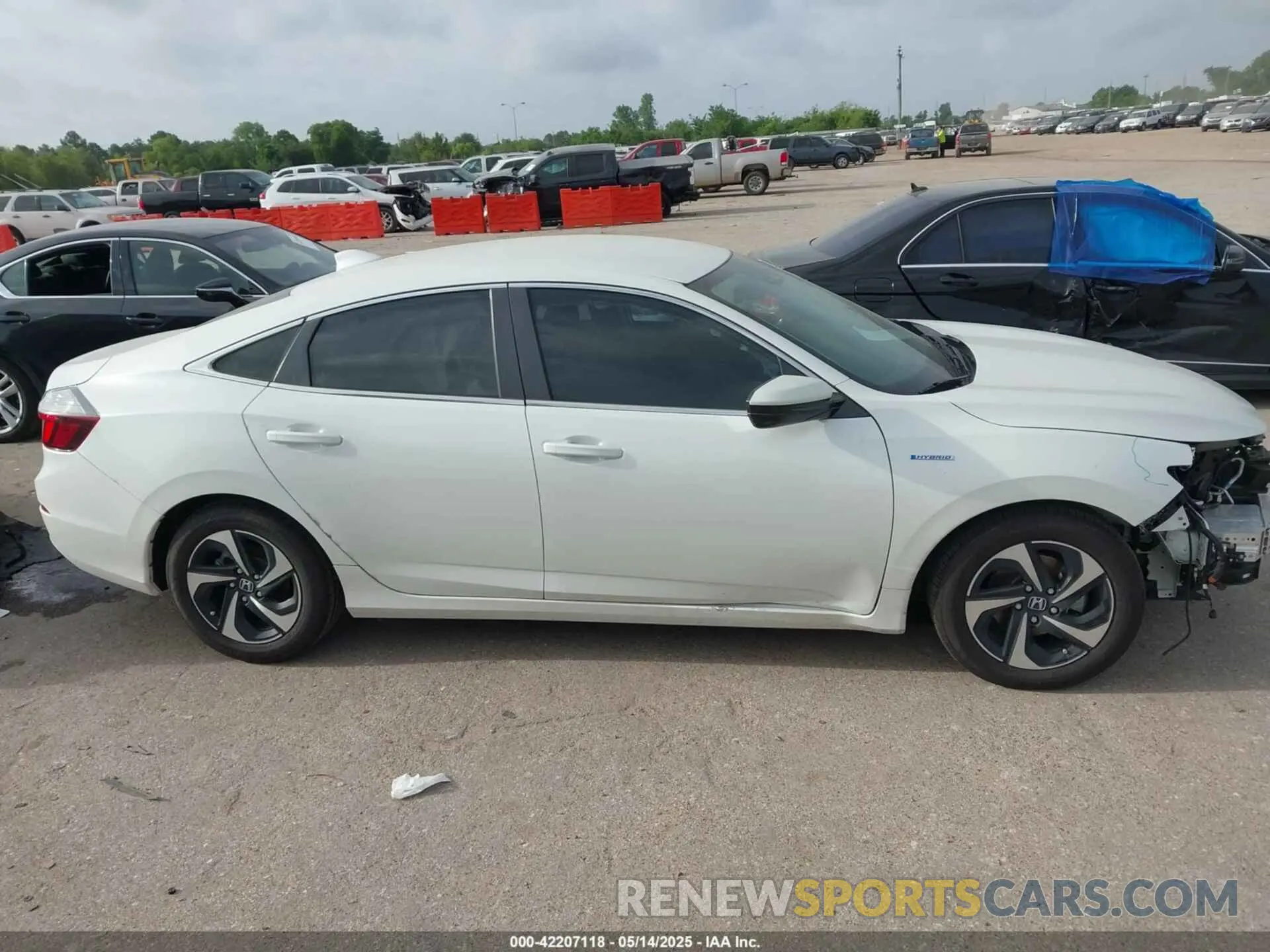 14 Фотография поврежденного автомобиля 19XZE4F5XME001415 HONDA INSIGHT 2021