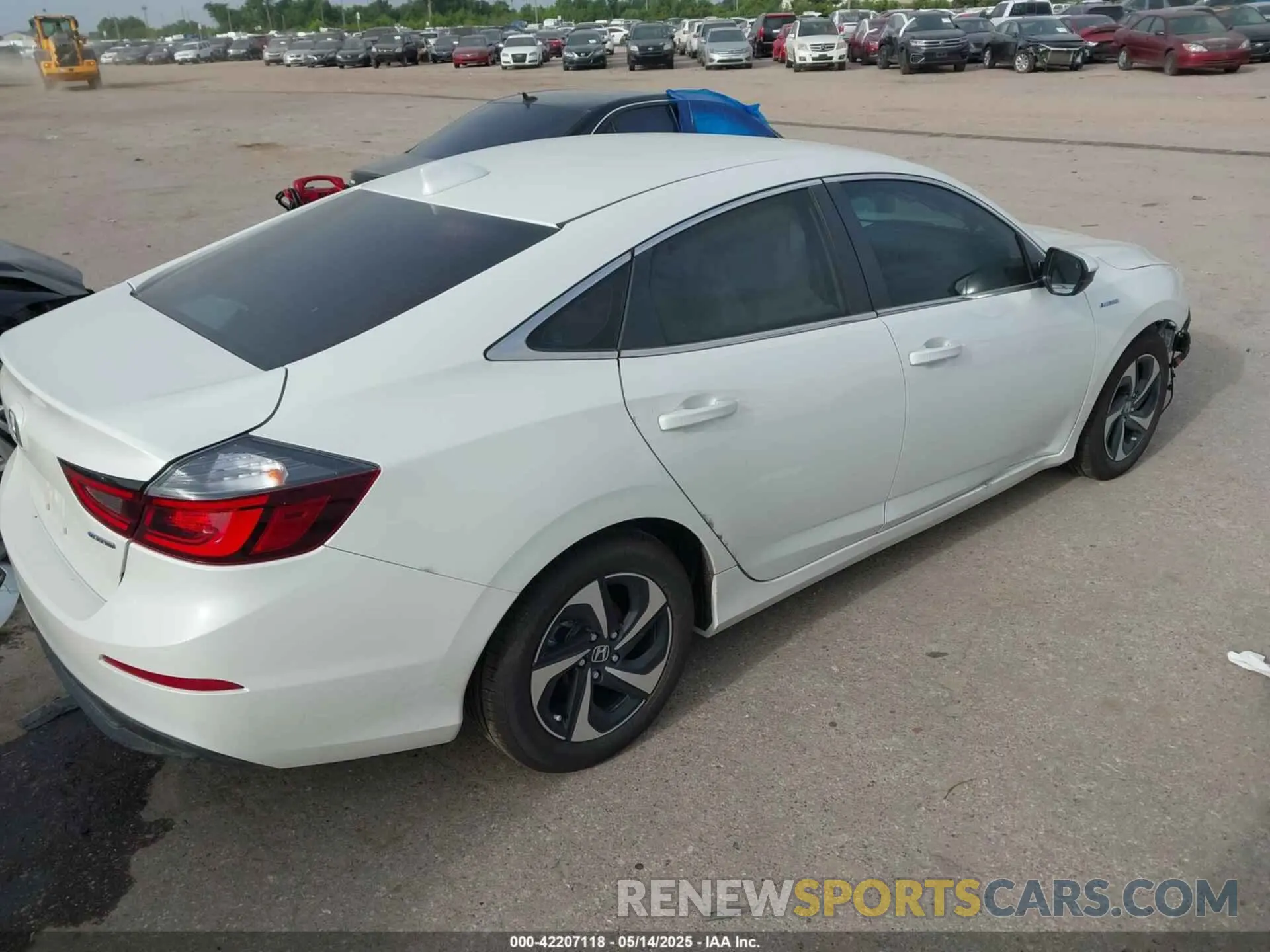 4 Фотография поврежденного автомобиля 19XZE4F5XME001415 HONDA INSIGHT 2021