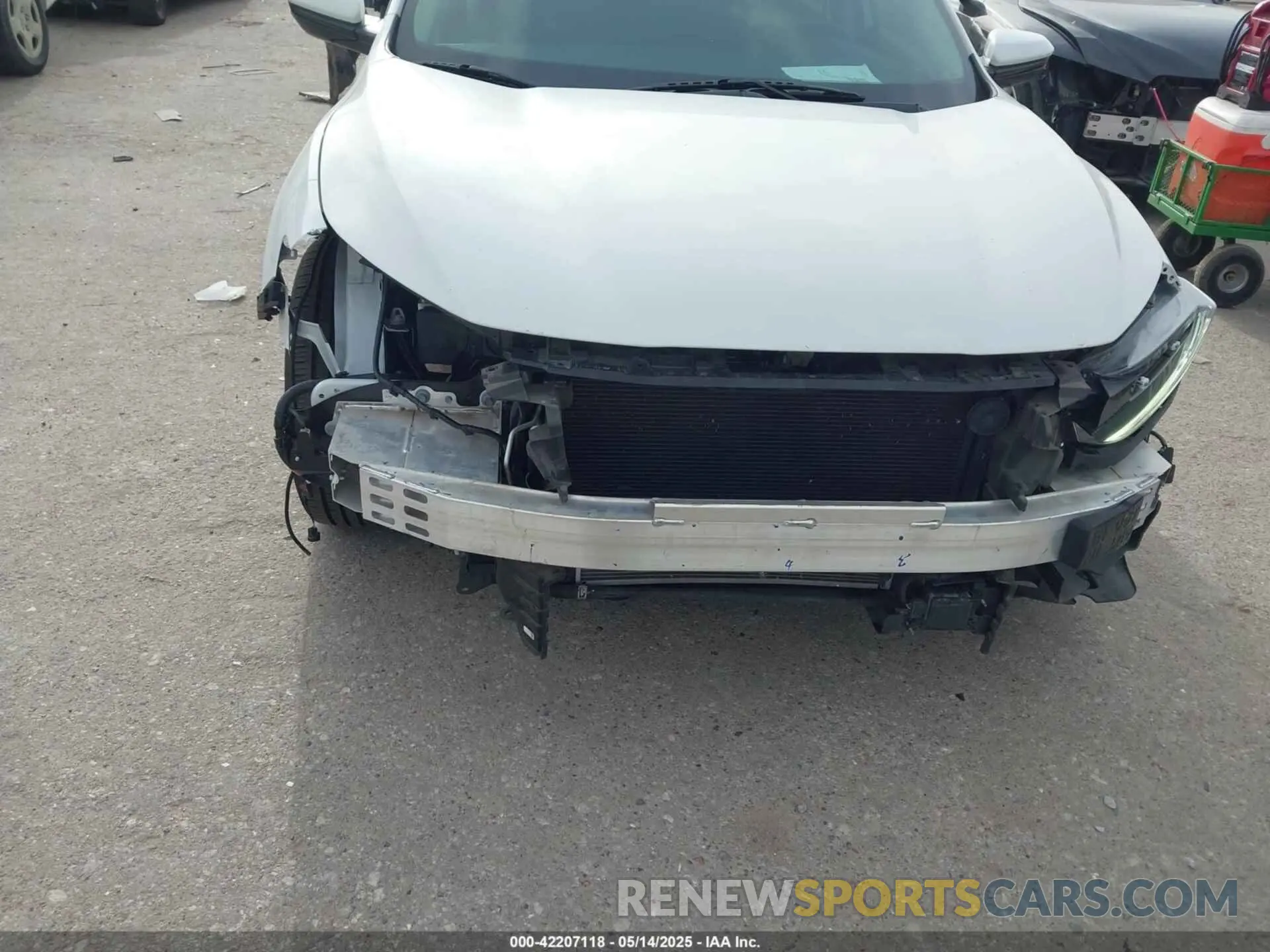 6 Фотография поврежденного автомобиля 19XZE4F5XME001415 HONDA INSIGHT 2021