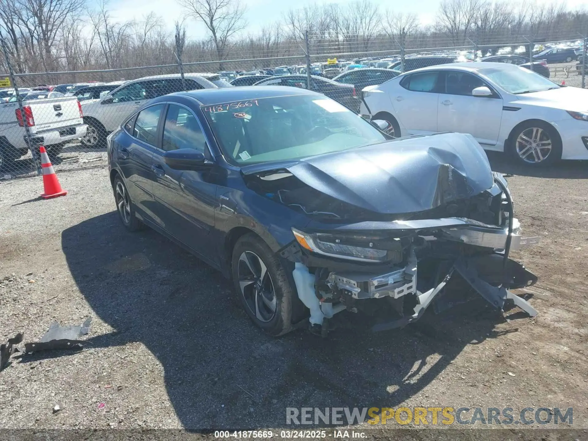 1 Фотография поврежденного автомобиля 19XZE4F5XME003262 HONDA INSIGHT 2021