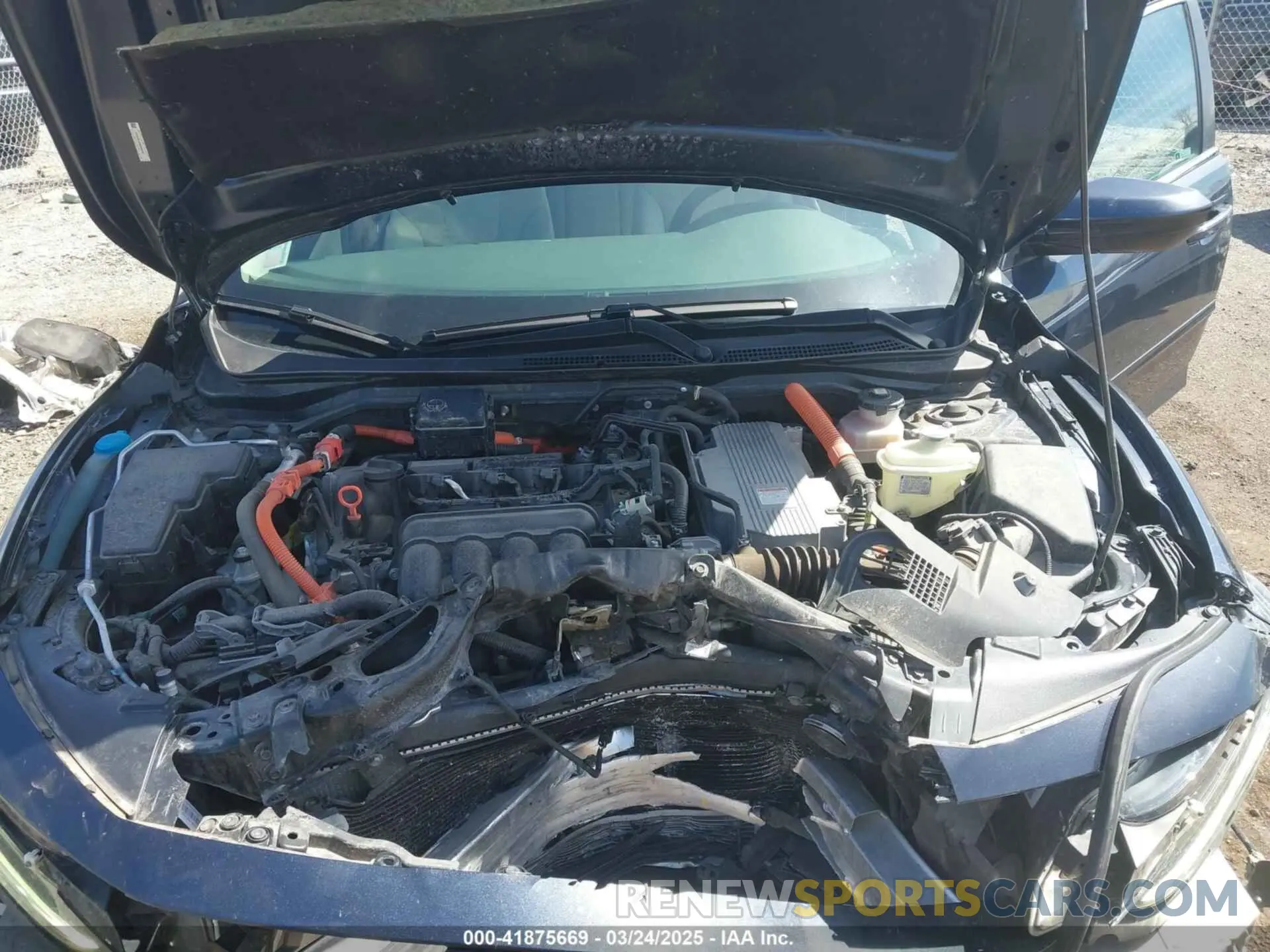 10 Фотография поврежденного автомобиля 19XZE4F5XME003262 HONDA INSIGHT 2021