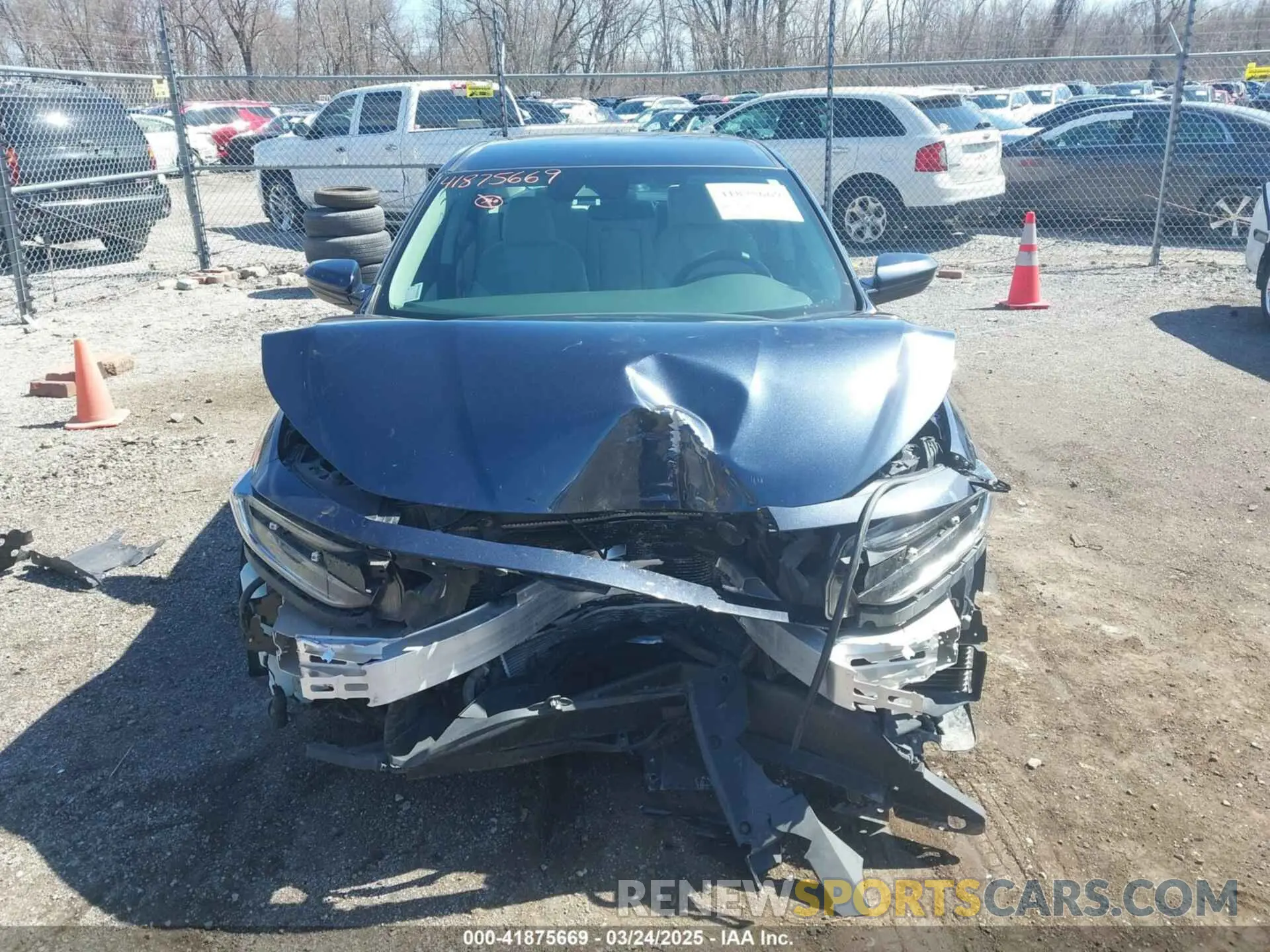 12 Фотография поврежденного автомобиля 19XZE4F5XME003262 HONDA INSIGHT 2021