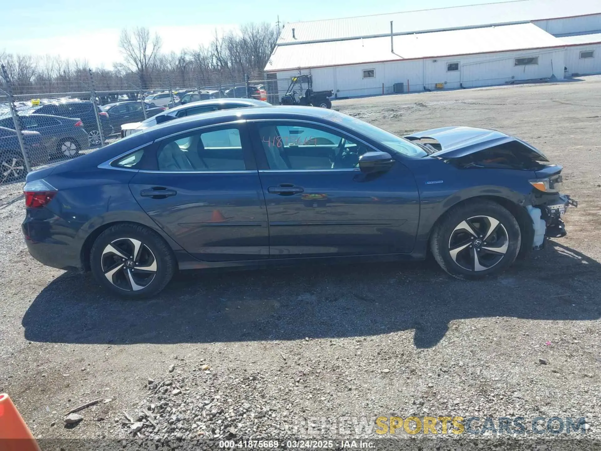 13 Фотография поврежденного автомобиля 19XZE4F5XME003262 HONDA INSIGHT 2021