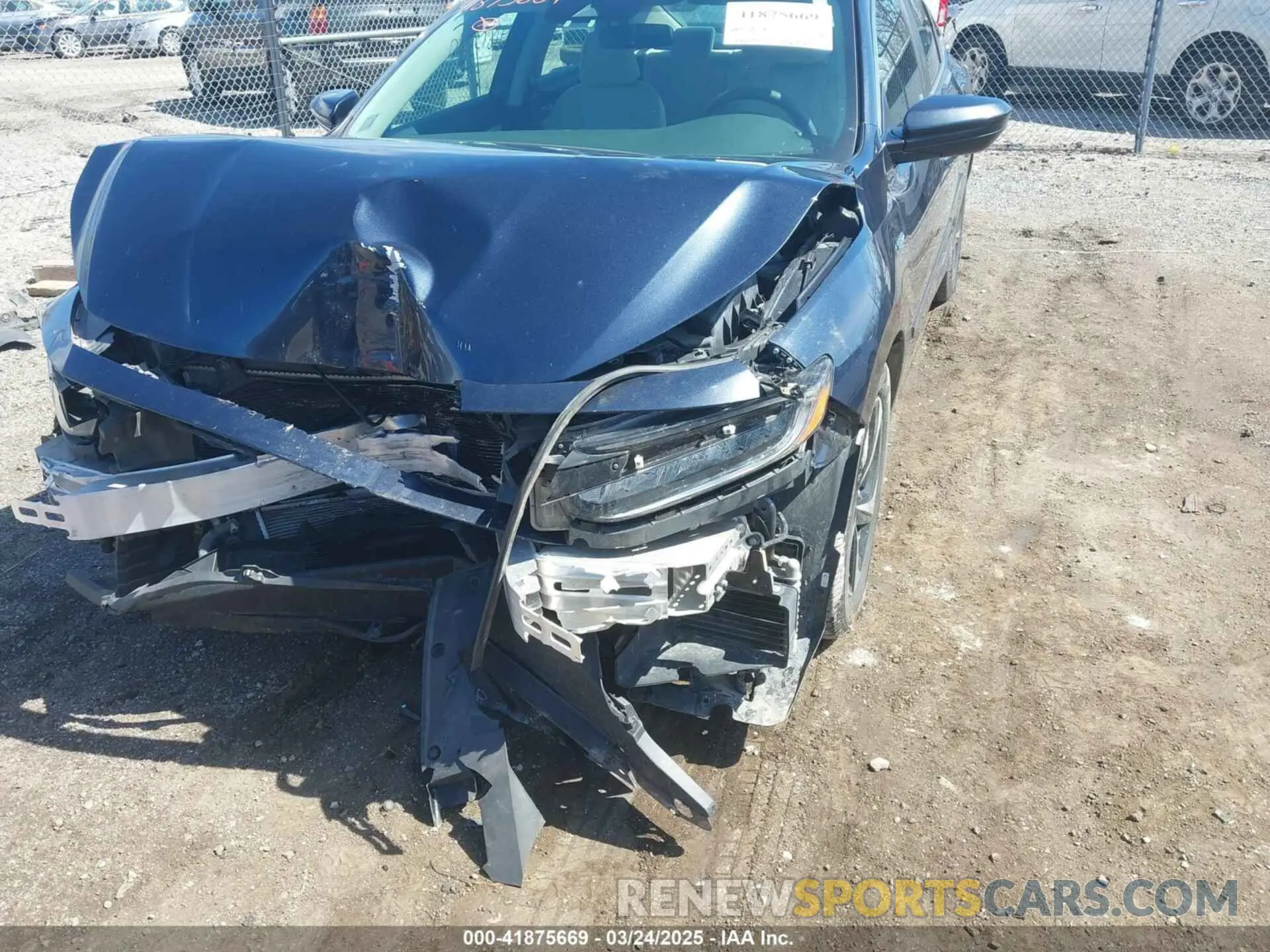 6 Фотография поврежденного автомобиля 19XZE4F5XME003262 HONDA INSIGHT 2021