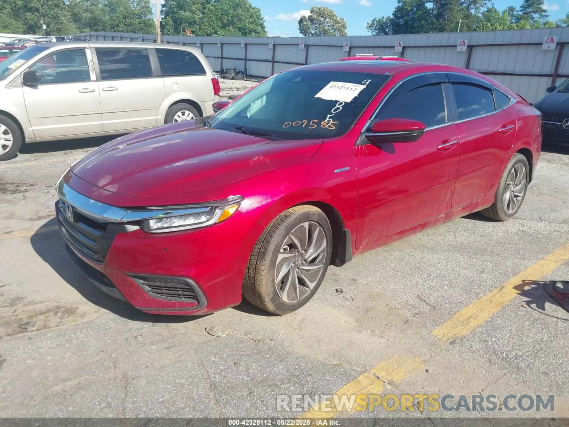 2 Photograph of a damaged car 19XZE4F95ME009585 HONDA INSIGHT 2021