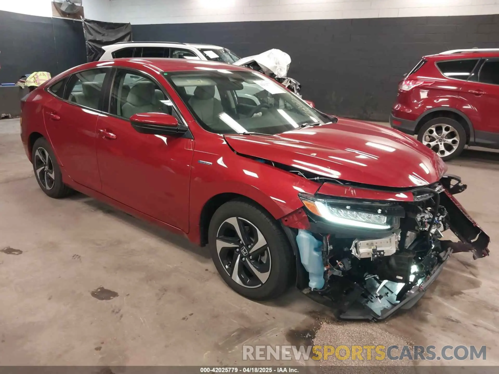 1 Фотография поврежденного автомобиля 19XZE4F50NE006513 HONDA INSIGHT 2022