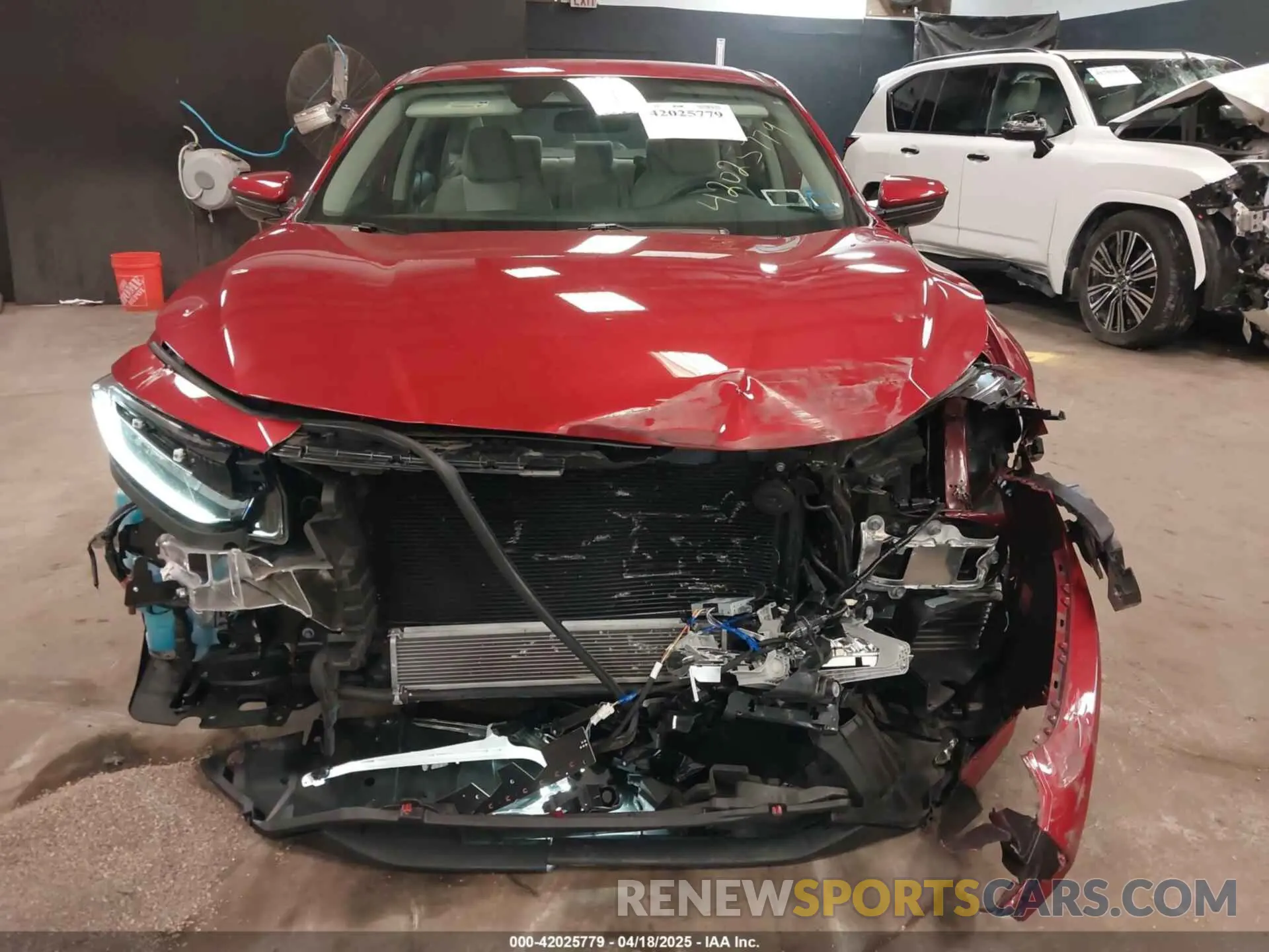 12 Фотография поврежденного автомобиля 19XZE4F50NE006513 HONDA INSIGHT 2022
