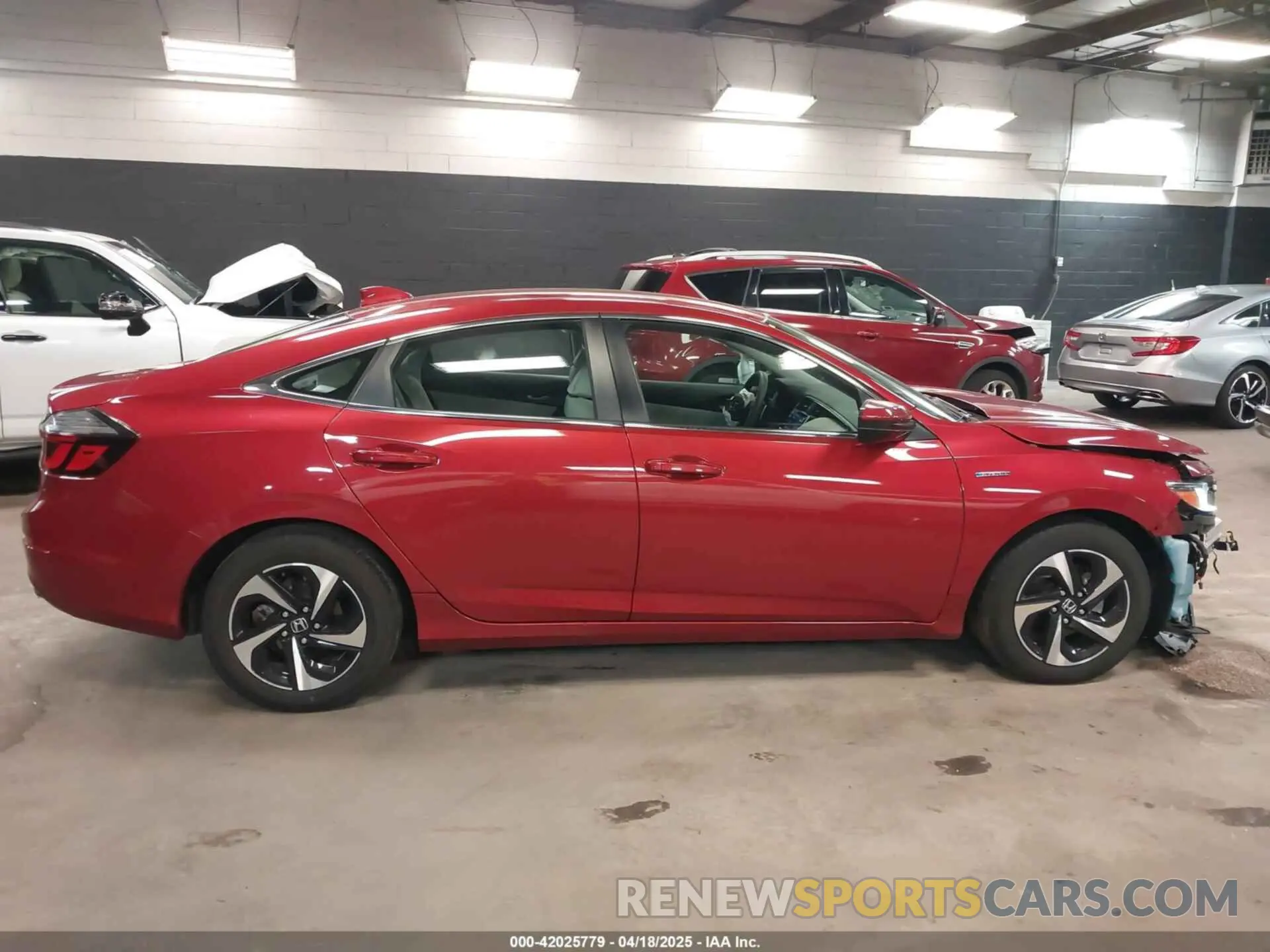 13 Фотография поврежденного автомобиля 19XZE4F50NE006513 HONDA INSIGHT 2022