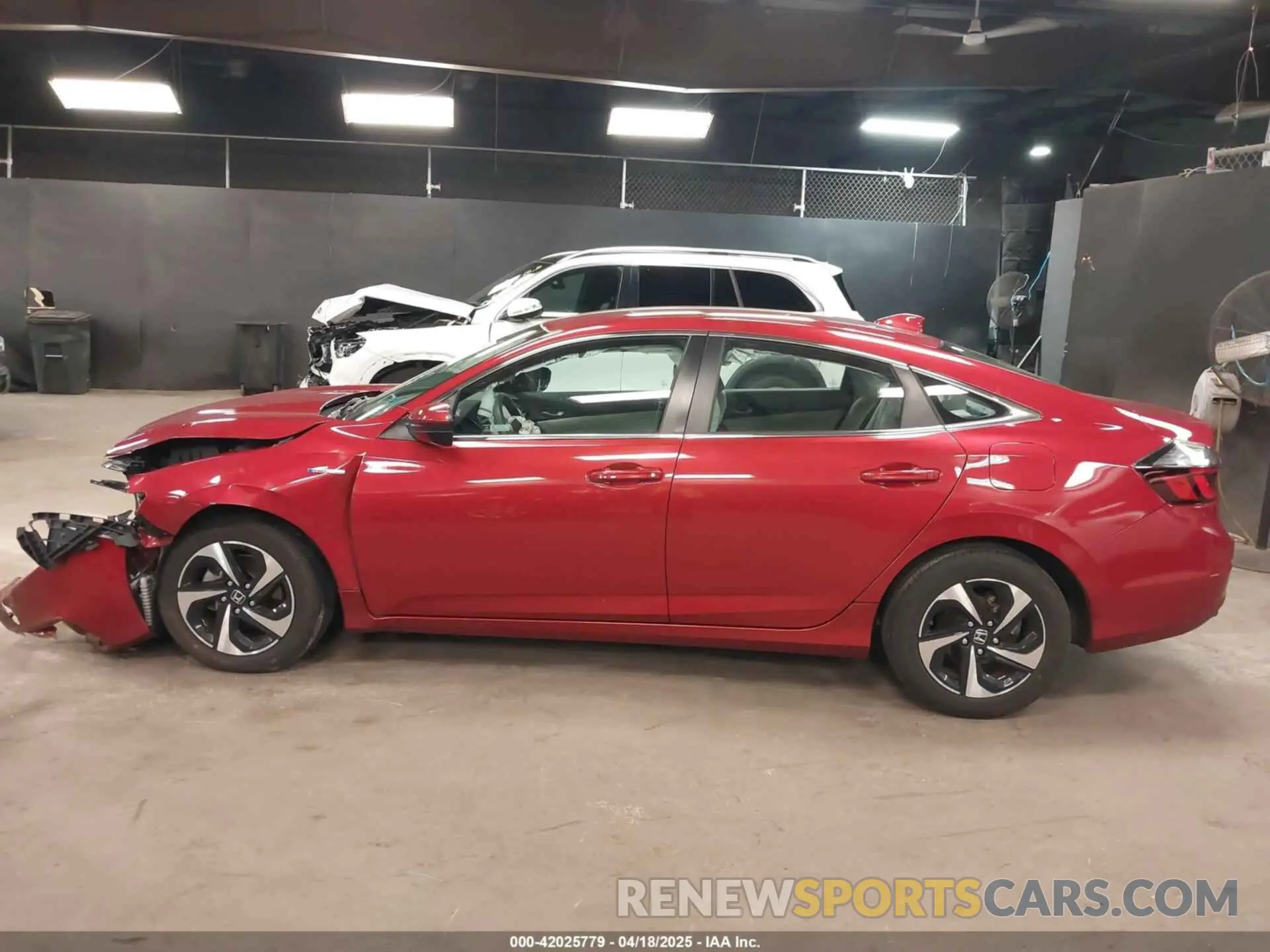 14 Фотография поврежденного автомобиля 19XZE4F50NE006513 HONDA INSIGHT 2022