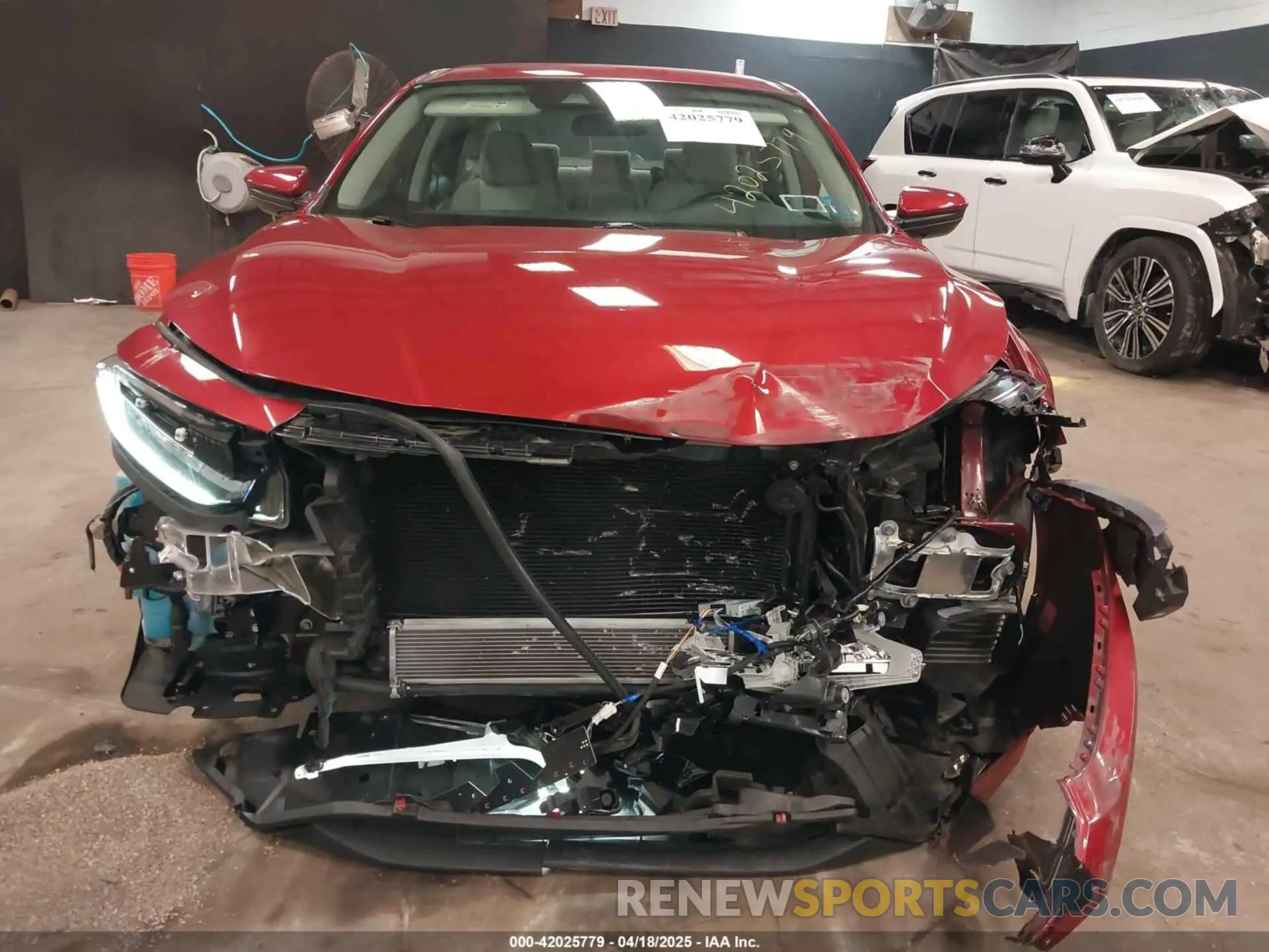 6 Фотография поврежденного автомобиля 19XZE4F50NE006513 HONDA INSIGHT 2022