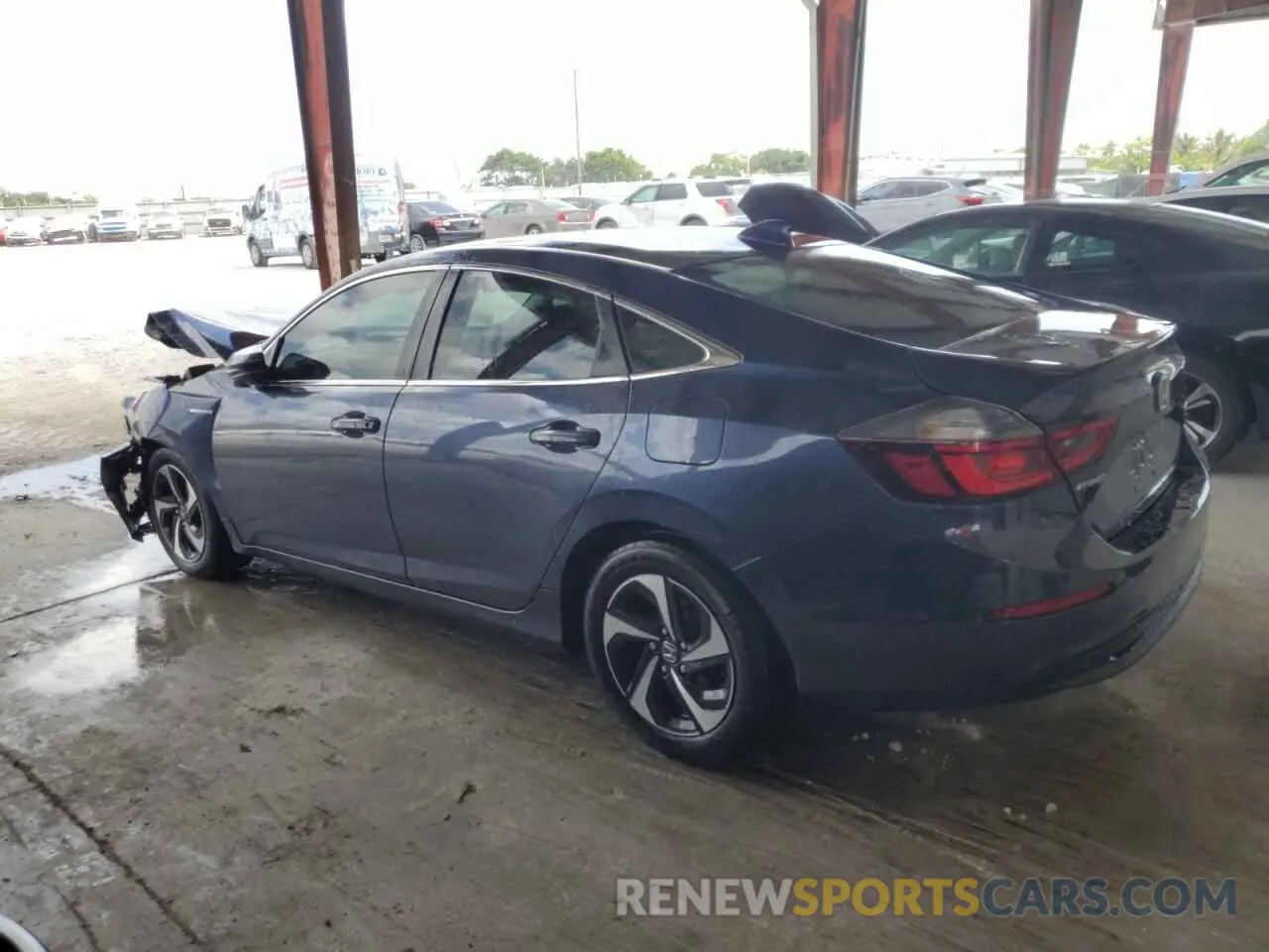 2 Photograph of a damaged car 19XZE4F50NE016460 HONDA INSIGHT 2022