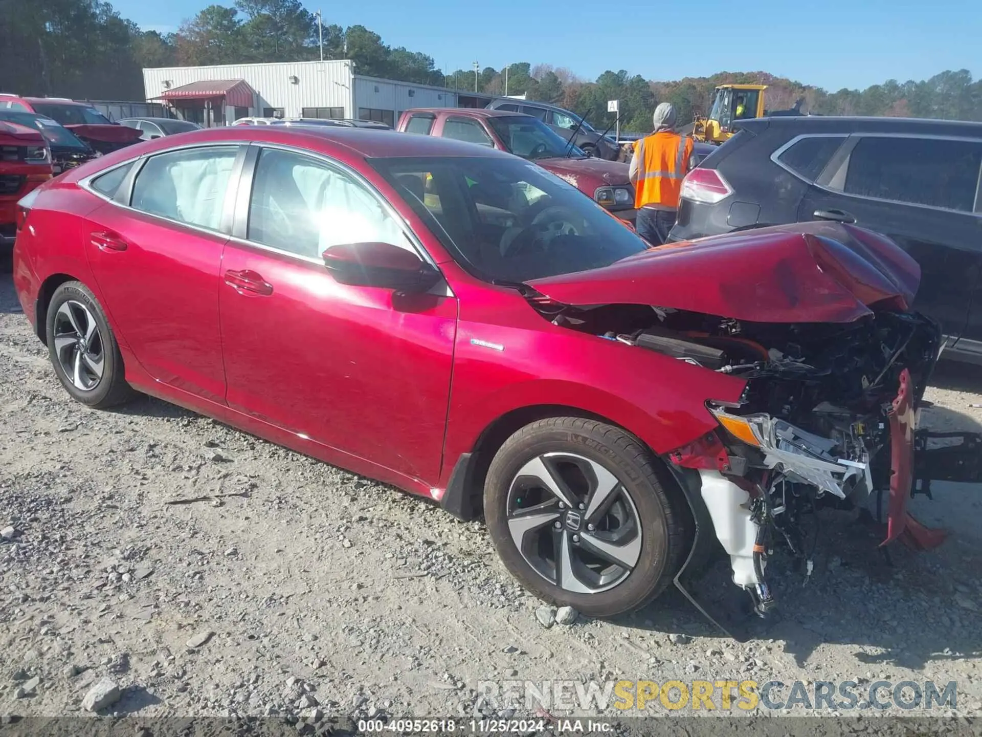 1 Photograph of a damaged car 19XZE4F51NE016080 HONDA INSIGHT 2022