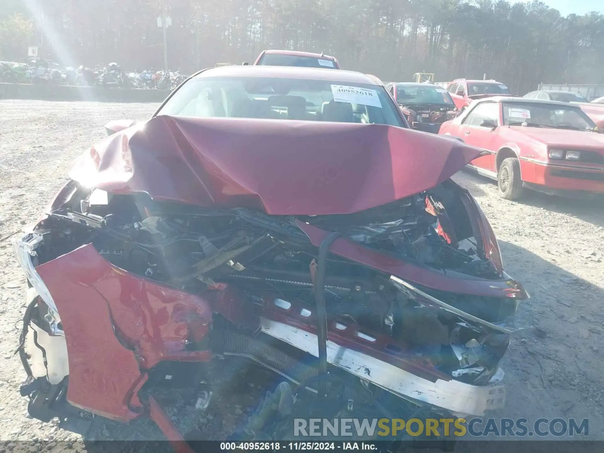 12 Photograph of a damaged car 19XZE4F51NE016080 HONDA INSIGHT 2022