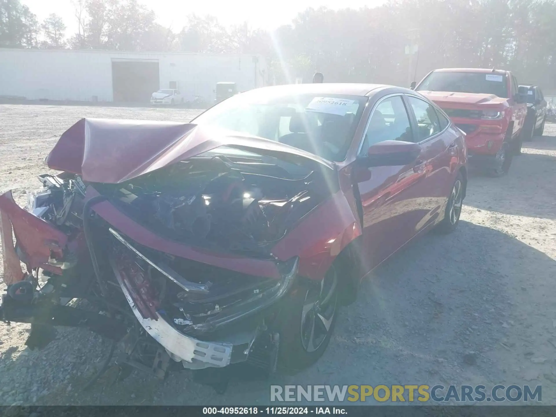 2 Photograph of a damaged car 19XZE4F51NE016080 HONDA INSIGHT 2022
